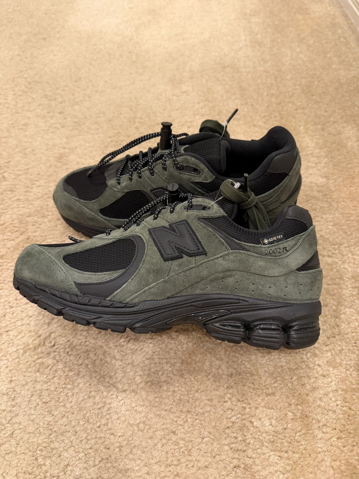 JJJJound × New Balance New balance NB 2002R Gore-Tex dark forest green black noir Size US 8.5 / IT 38.5 - 1 Thumbnail