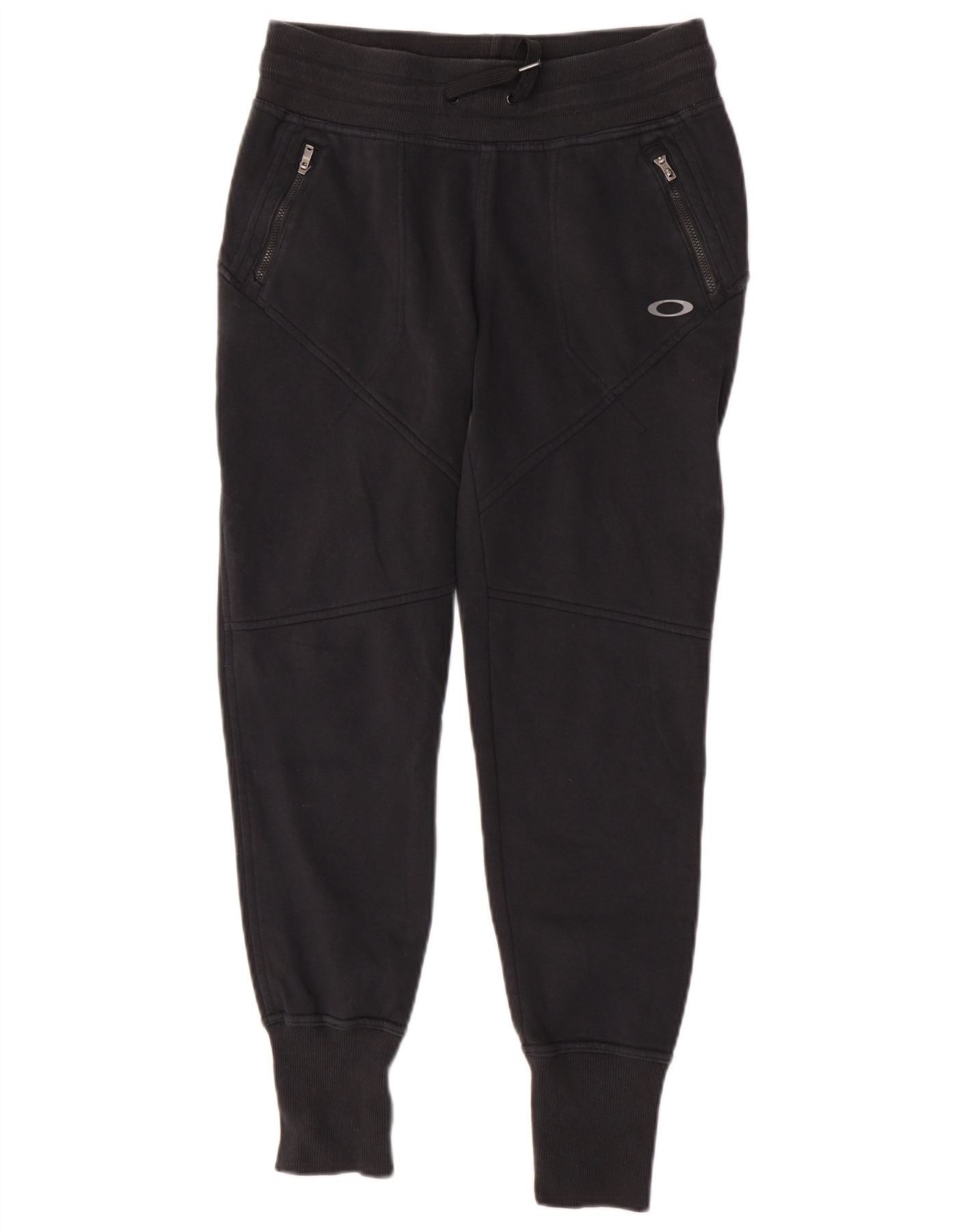 Oakley Womens Tracksuit Trousers Joggers UK 8 Small Black Size 27" / US 4 / IT 40 - 1 Thumbnail