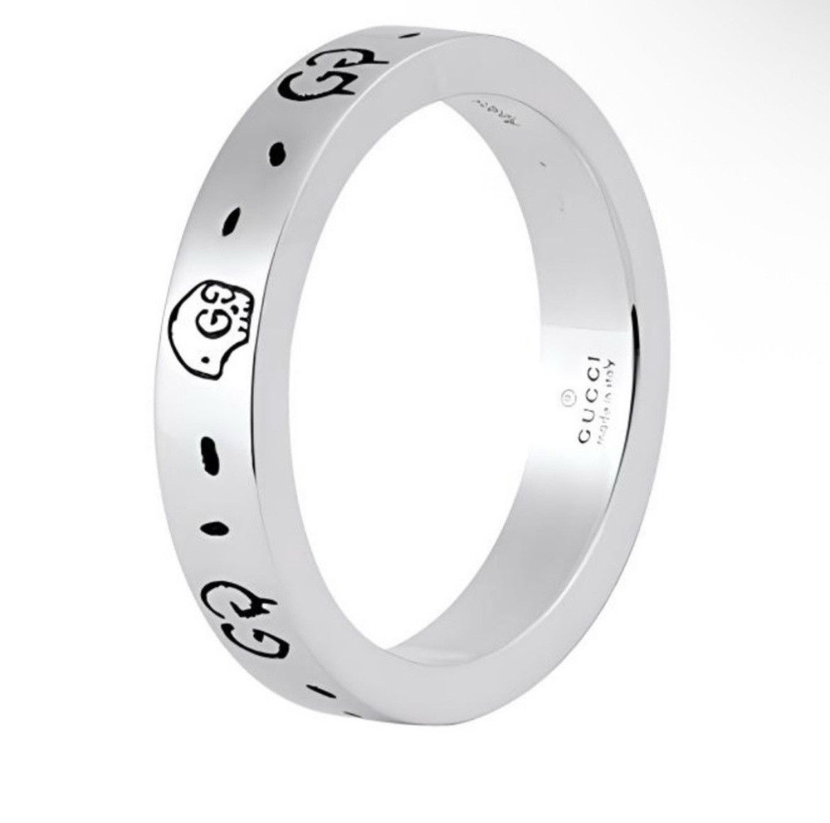 Gucci Gucci GG Ghost Costume Ring Silver Ag925 477932 Size ONE SIZE - 1 Thumbnail