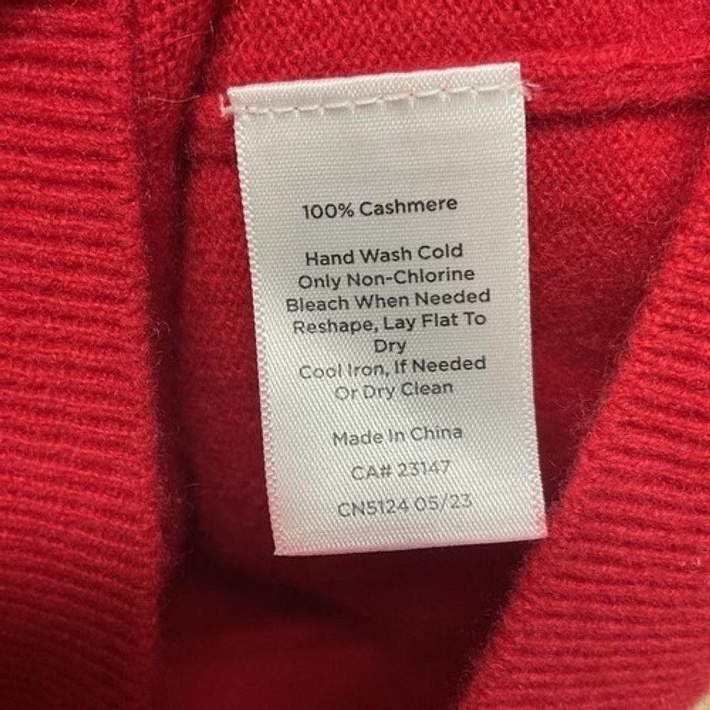 Talbots Talbots Cashmere Long Sleeve V-Neck Sweater Pullover Women L Size L / US 10 / IT 46 - 3 Thumbnail
