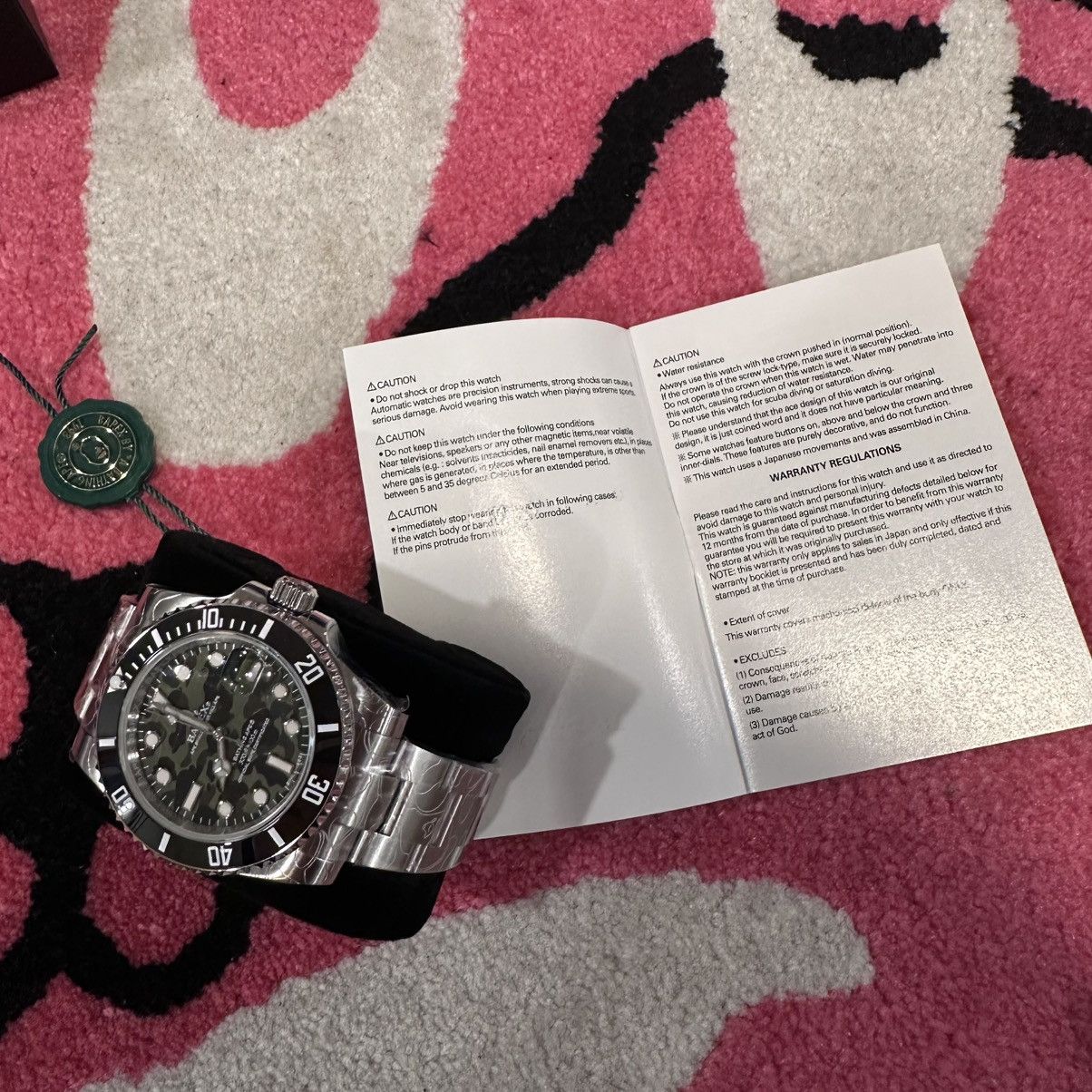 Bape 1ST CAMO TYPE 1 BAPEX® M BAPE GREEN SILVER Size ONE SIZE - 8 Thumbnail