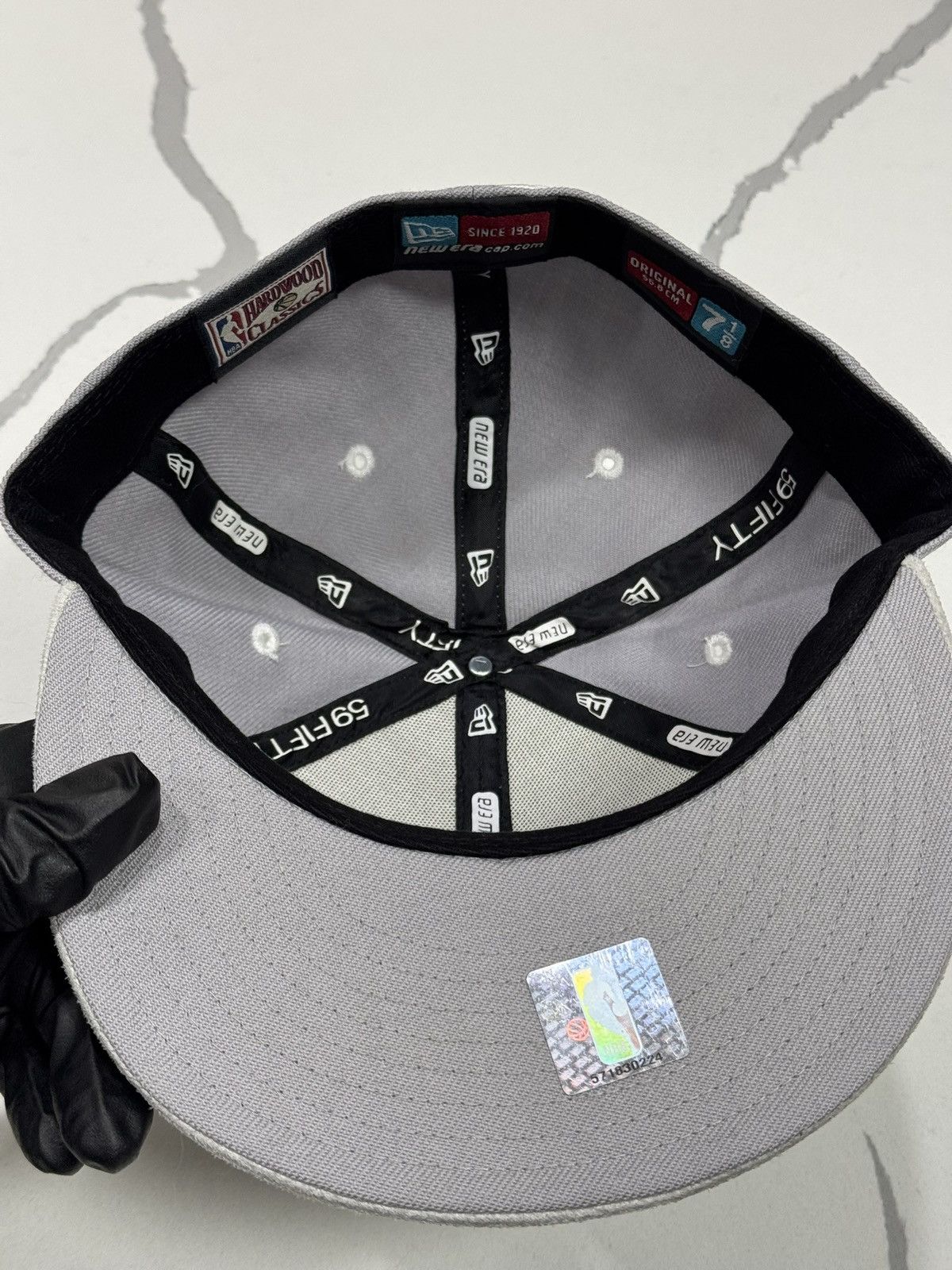 New Era Vintage HWC New Era Los Angeles Fitted Cap Leather Suede Size ONE SIZE - 7 Thumbnail