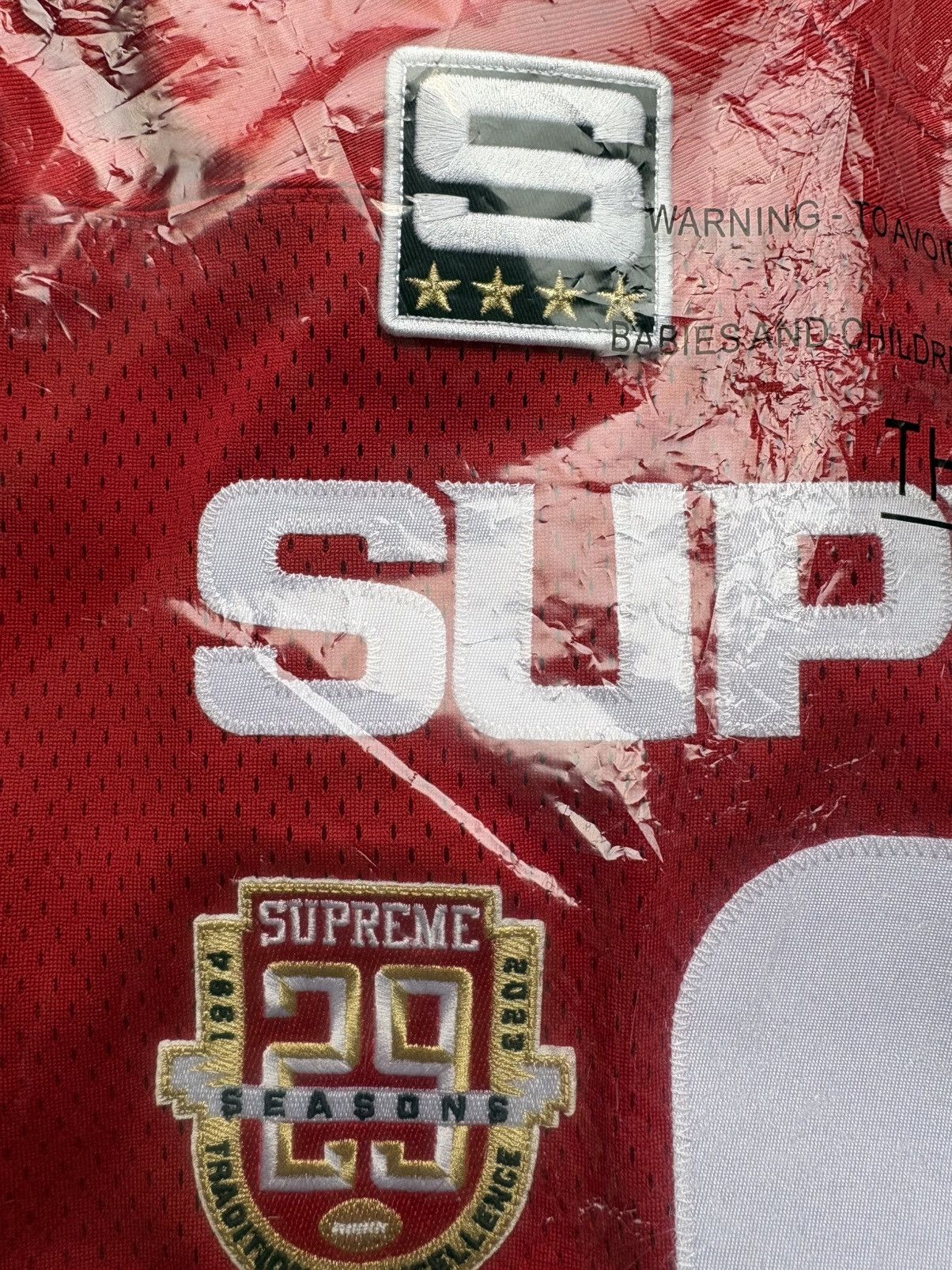 Supreme Supreme Championships Football Jersey Red XL FW23 Size US XL / EU 56 / 4 - 6 Thumbnail