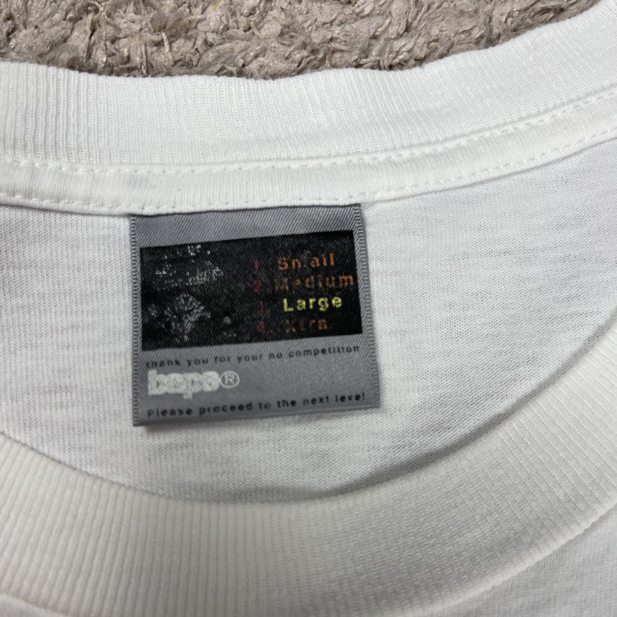 Bape Vintage Bape Warning Tee Size US L / EU 52-54 / 3 - 18 Thumbnail