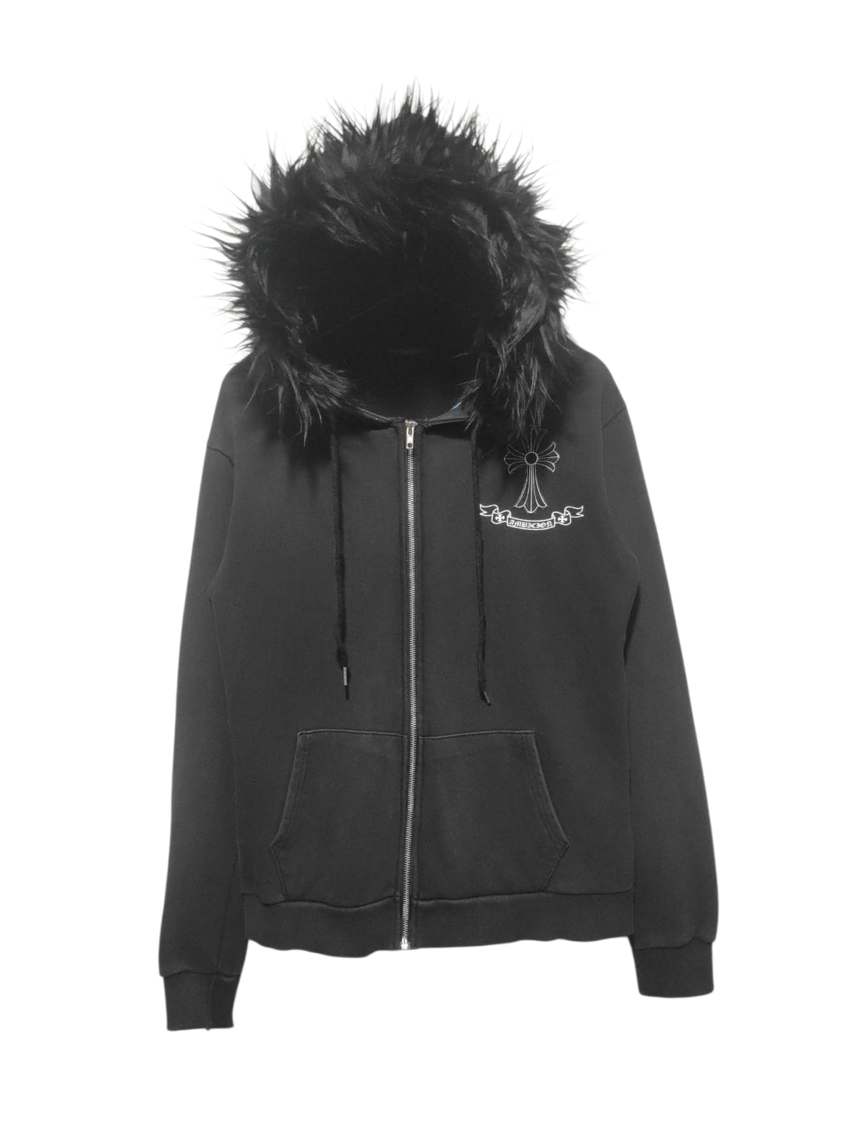 Japanese Brand Psyche Delic Cross zip fur hoodie ifsix LGB style Size US M / EU 48-50 / 2 - 1 Thumbnail