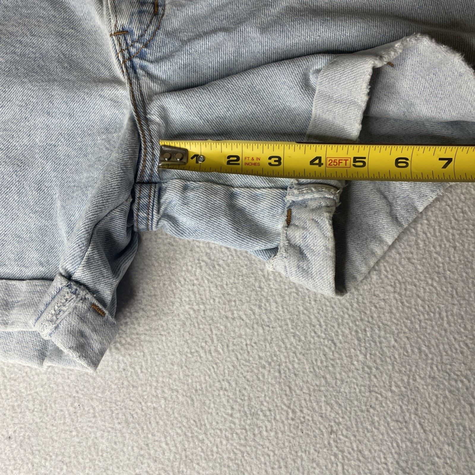 Other VTG 90s Chic Denim Shorts Size 13 High Waisted Light Wash Size 34" / US 12 / IT 48 - 6 Thumbnail