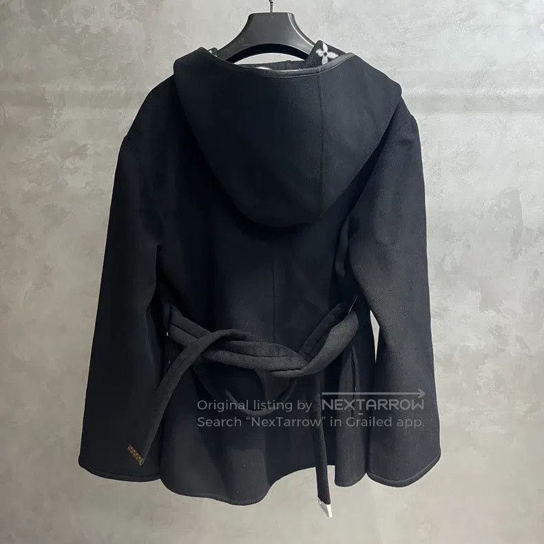 Louis Vuitton Louis Vuitton Black Double Breasted Lace Up Hooded Casual Size M / US 6-8 / IT 42-44 - 5 Thumbnail