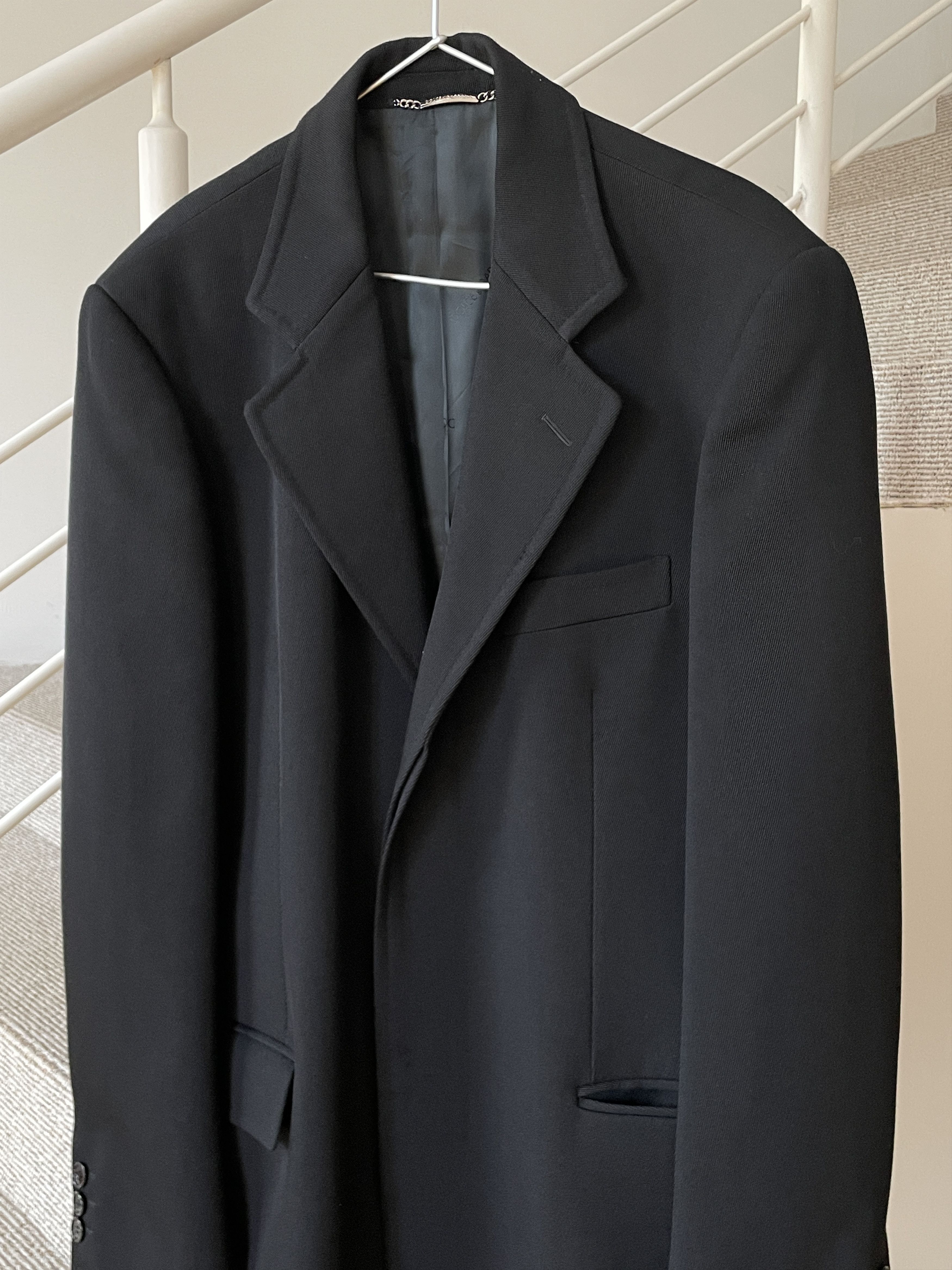 Dolce & Gabbana DOLCE GABBANA Coat Jacket Wool Trench 90s Vintage A8316 Size US XL / EU 56 / 4 - 5 Thumbnail