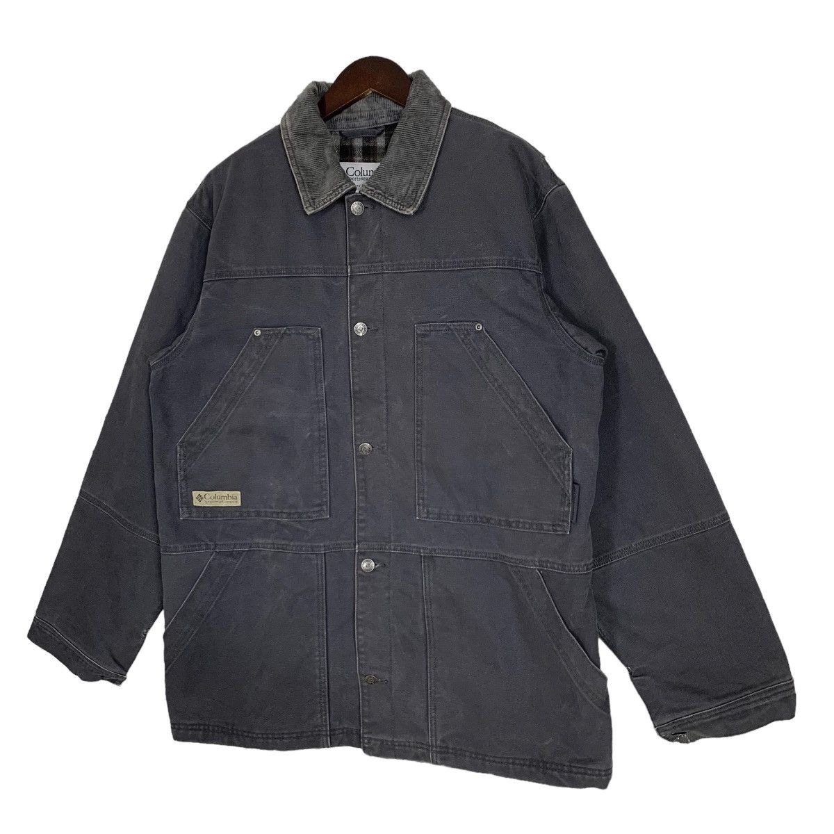 Columbia Vintage Columbia F03 PM5027 Cavas Workwear Jacket Size L Size US L / EU 52-54 / 3 - 4 Thumbnail