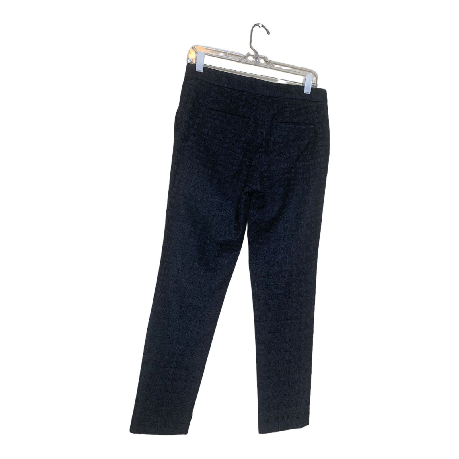 Cos COS black textured straight leg dress pants size EU 36 US 6 Size 28" / US 6 / IT 42 - 8 Thumbnail