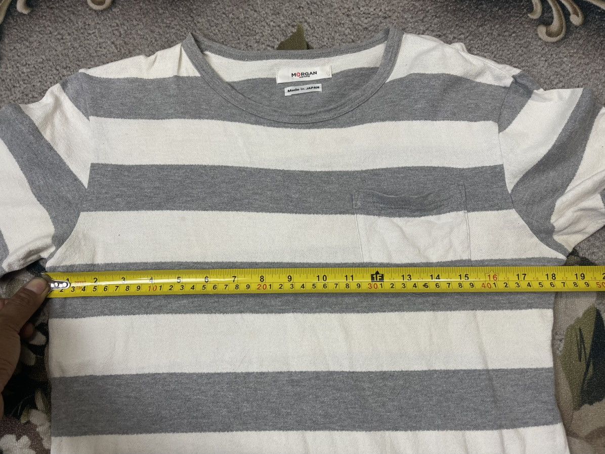 Morgan Homme Morgan Homme Stripe Tshirt Streetwear Size US S / EU 44-46 / 1 - 5 Thumbnail