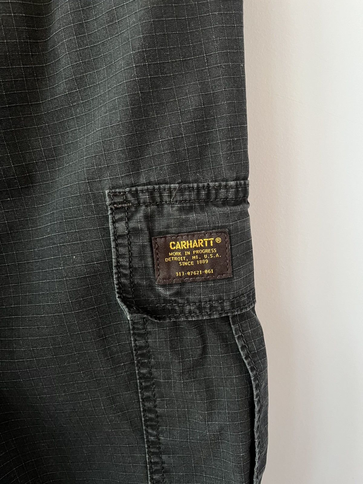 Carhartt Wip Carhartt WIP W’ Cymbal Cargo Pants Ripstop Black – Size 26 Size 26" / US 2 / IT 38 - 4 Thumbnail