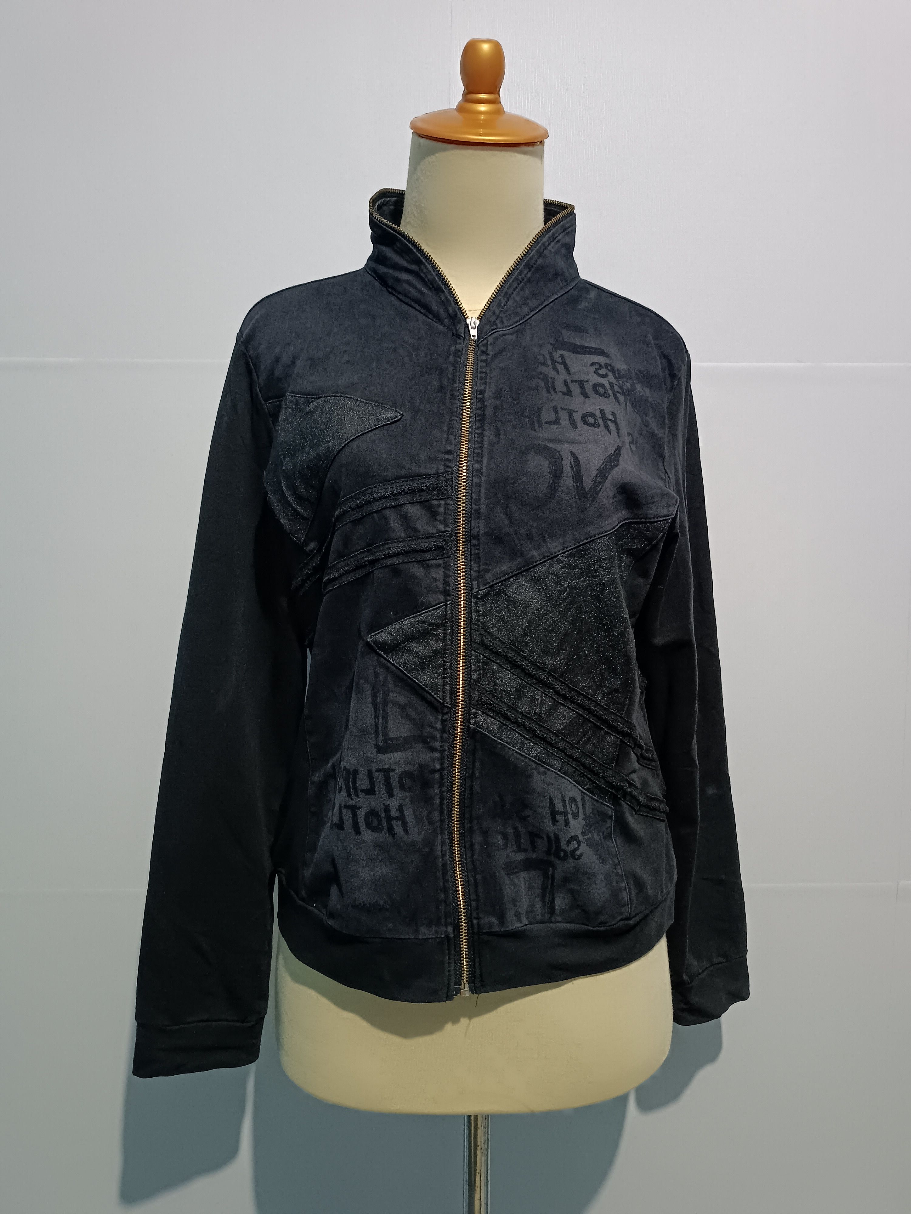 Japanese Brand Women's Full Zip Sweater Poem Style If Six Was Nine Size M / US 6-8 / IT 42-44 - 1 Thumbnail