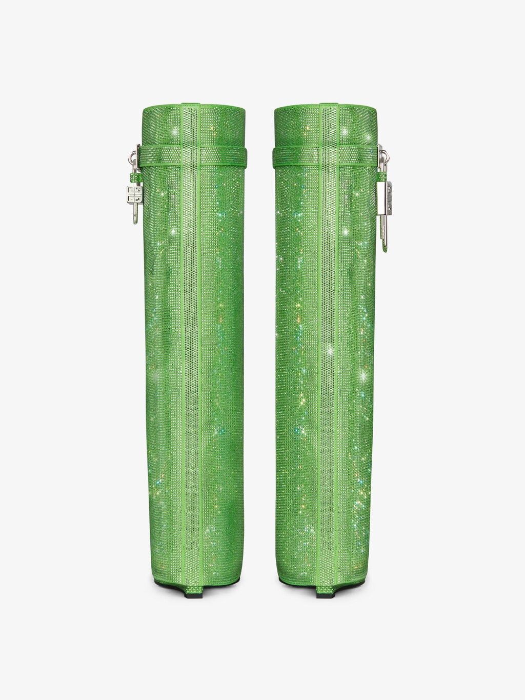 Givenchy o1w1db10525 Shark Lock Boots in Green Size US 9 / IT 39 - 6 Thumbnail