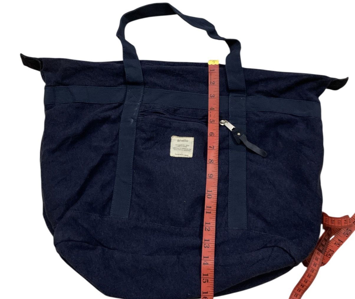 Designer Anello Zipper Large Tote Bag Size ONE SIZE - 7 Thumbnail