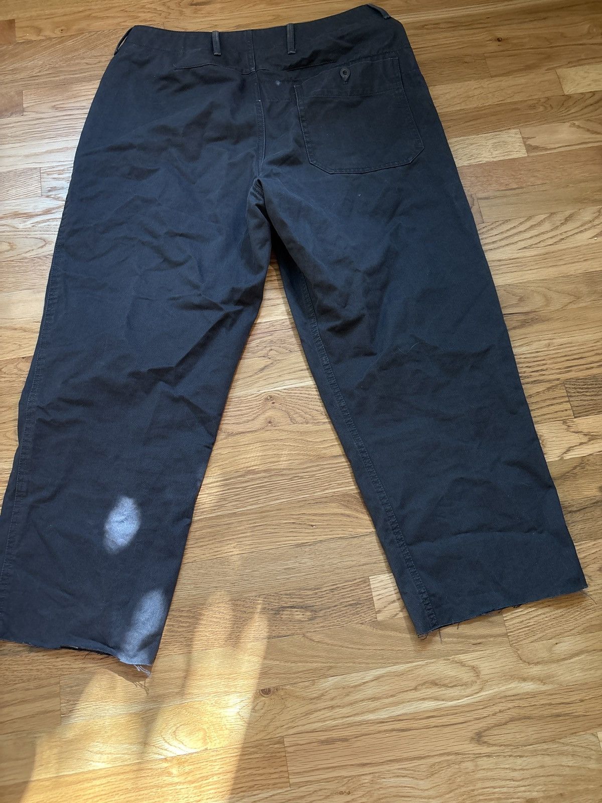 Lemaire Grey Lemaire Chino Twill Trousers Size US 33 - 2 Thumbnail