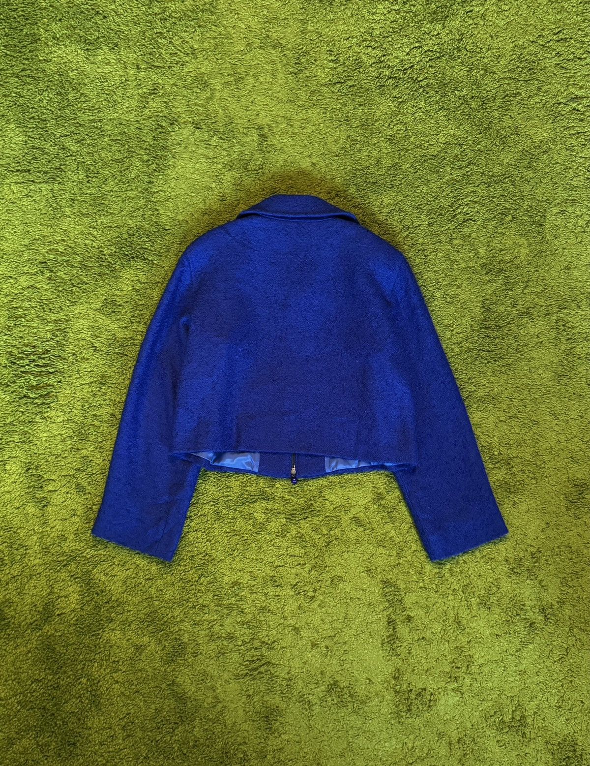 Claude Montana × Vintage State of Claude Montana 1990s archive wool mohair jacket Size M / US 6-8 / IT 42-44 - 3 Thumbnail