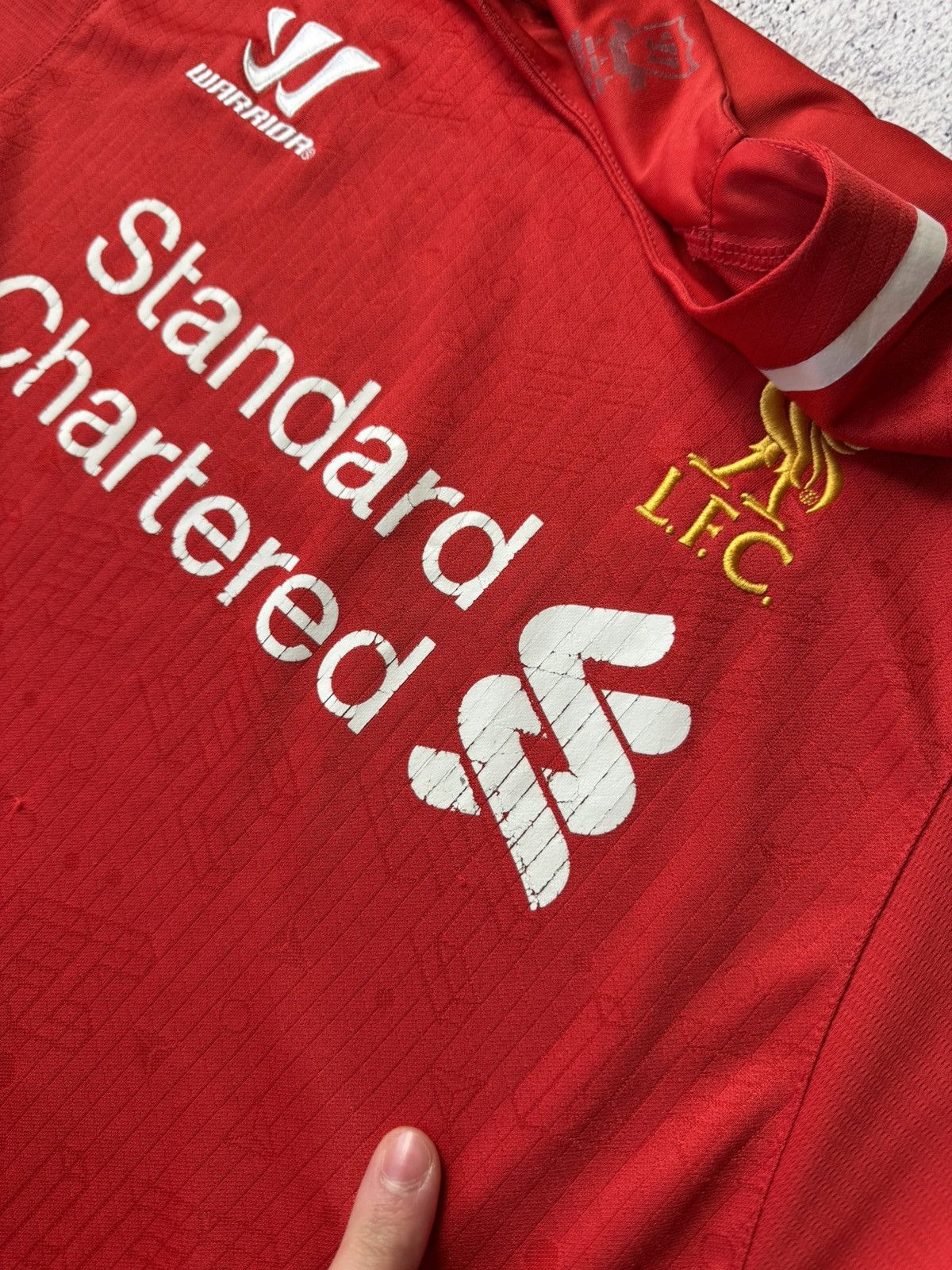 Vintage LIVERPOOL 2014 FOOTBALL SHIRT JERSEY HOME WARRIOR ORIGINAL Size US L / EU 52-54 / 3 - 22 Thumbnail