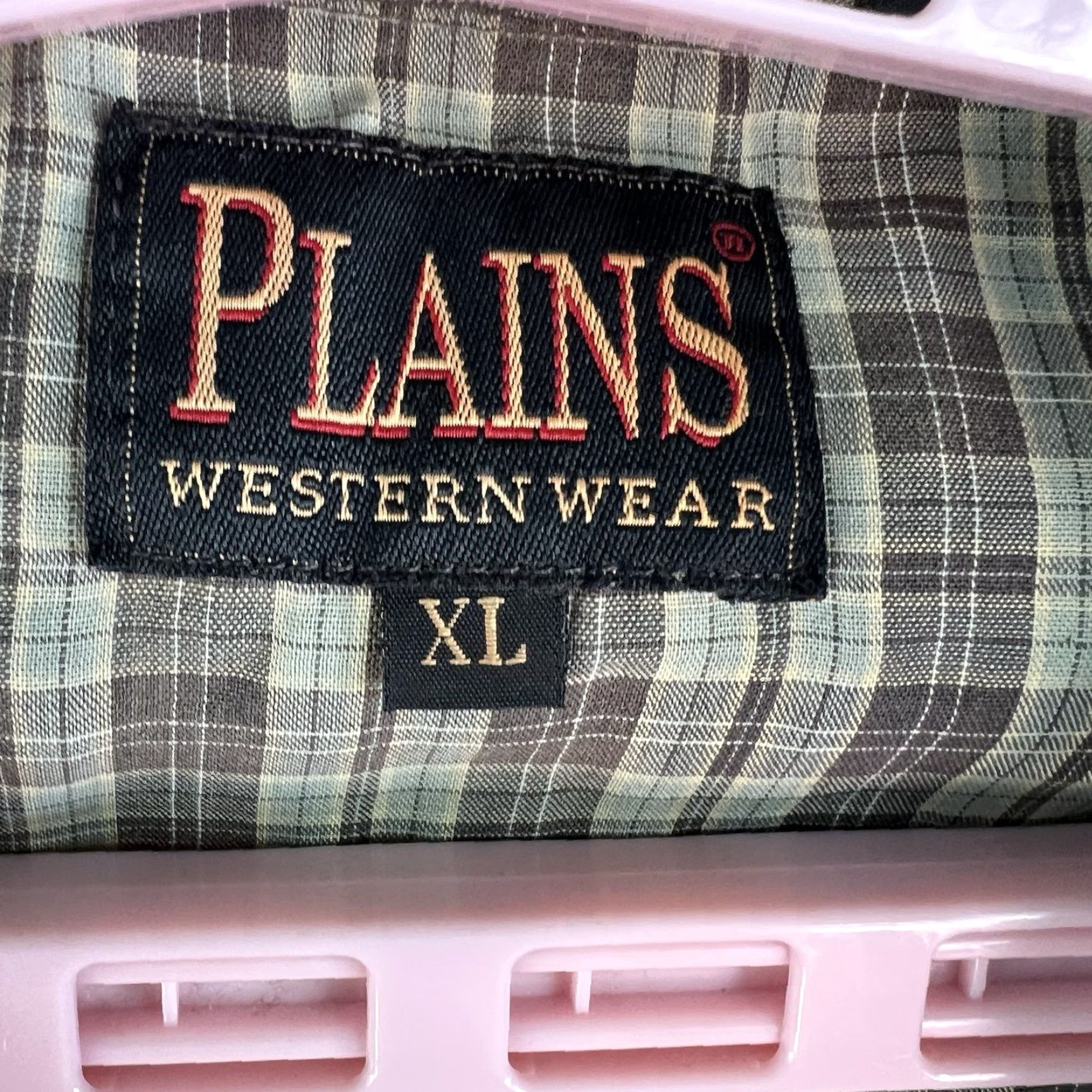 Vintage VINTAGE Plains Westernwear Plaid Pearl Snap Shirt Men’s XL Green Short Sleeve Work Shirt Mens XL Green Plaid Pearl Snap Western Vintage Size US XL / EU 56 / 4 - 5 Thumbnail