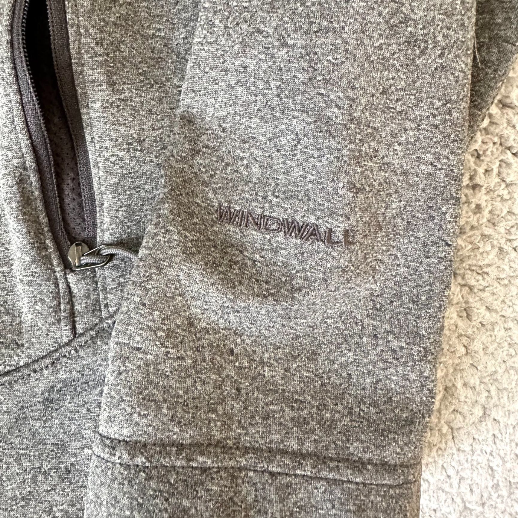The North Face The North Face Sweater Mens L Gray 1/4 Zip Polyester Mock Neck 90s Pullover Jersey Pattern Solid Size US L / EU 52-54 / 3 - 6 Thumbnail