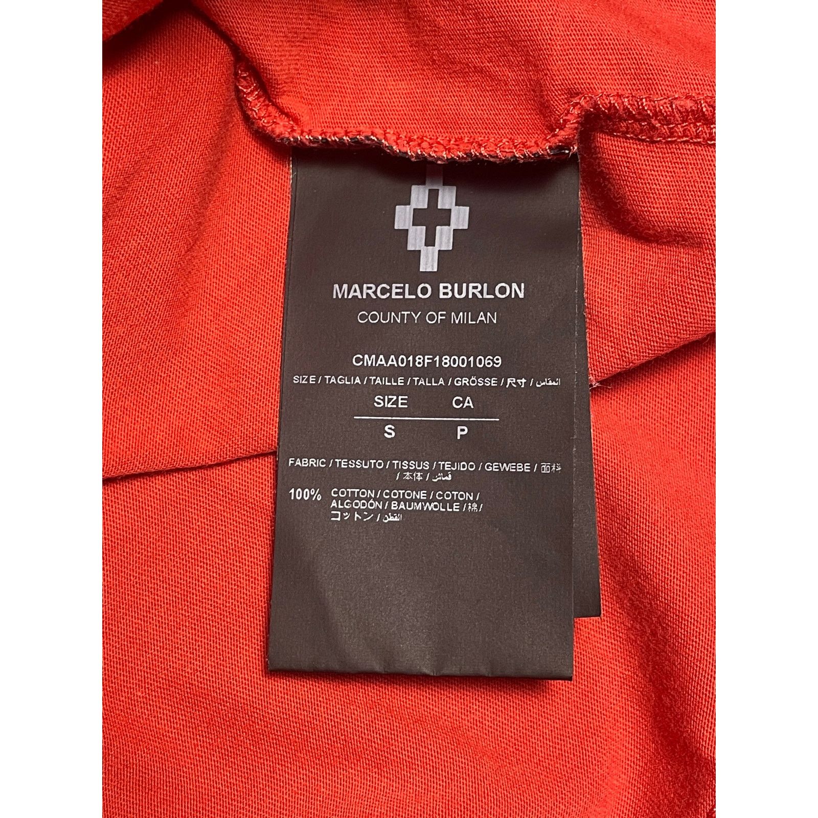 Marcelo Burlon Marcelo Burlon County of Milan Skull & Rose Red Graphic Tee Size US S / EU 44-46 / 1 - 8 Thumbnail