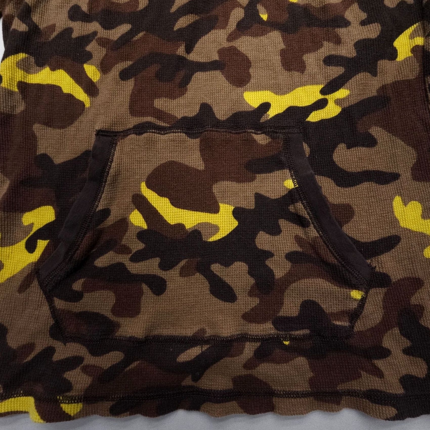 Ralph Lauren Lauren Ralph Lauren Active Thermal Waffle Knit 1/2 Zip Pullover Size Medium Camo Shirt Womens Slim`}> Size M / US 6-8 / IT 42-44 - 5 Thumbnail