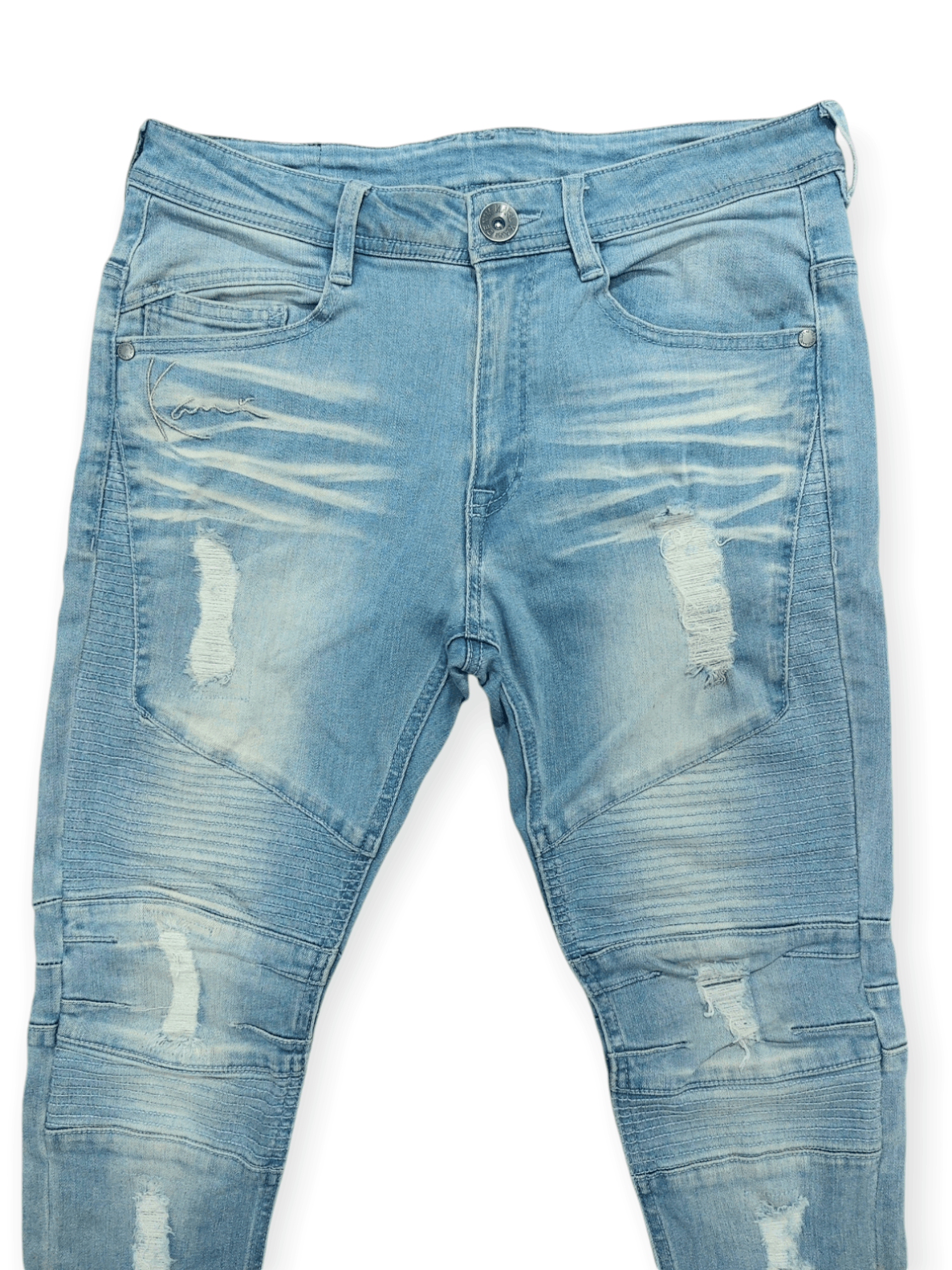 Karl Kani FYE🔥 Karl Kani Punk Biker Denim Size US 32 / EU 48 - 1 Thumbnail