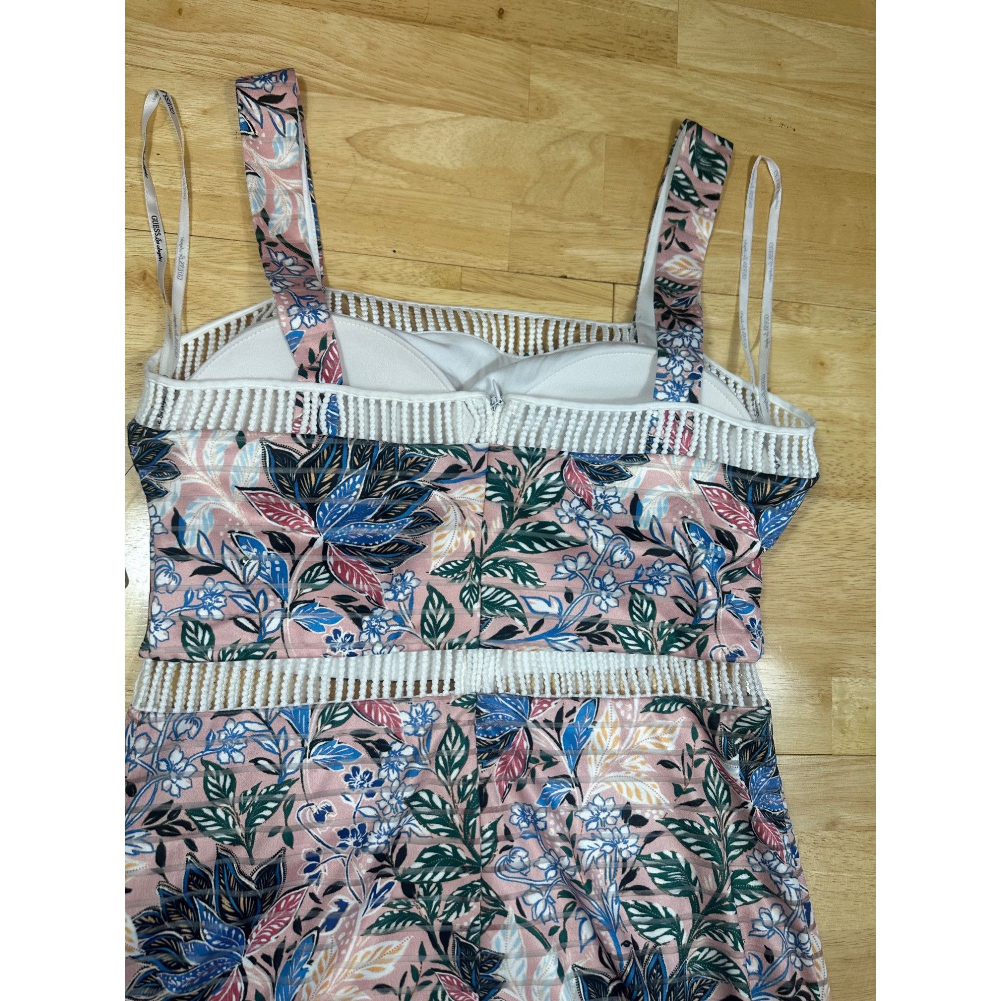 Guess Guess Womens Floral Sleeveless BodyCon Dress Size 8 Size M / US 6-8 / IT 42-44 - 2 Thumbnail