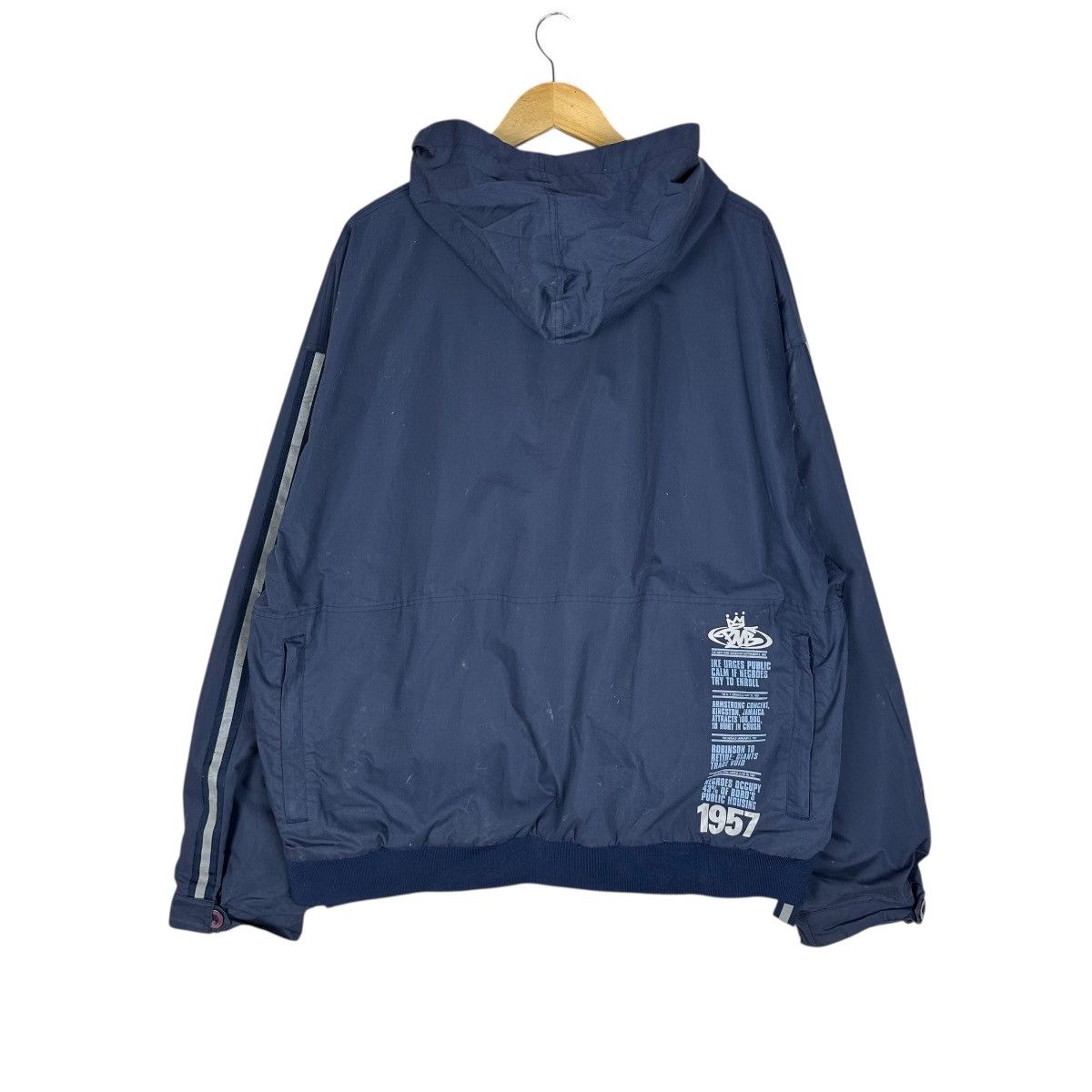 JNCO PNB NATION HIP HOP HOODIE ANORAK JACKET Size US XL / EU 56 / 4 - 7 Thumbnail
