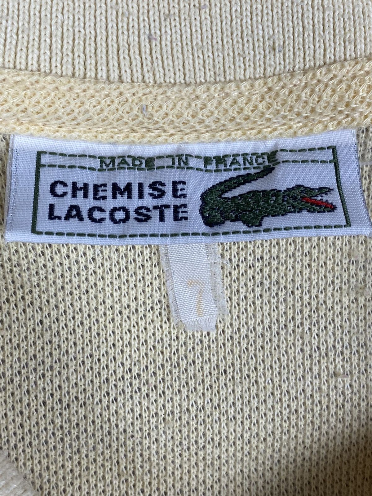 Lacoste Vintage Lacoste Basic Polo Shirt Size US L / EU 52-54 / 3 - 7 Thumbnail