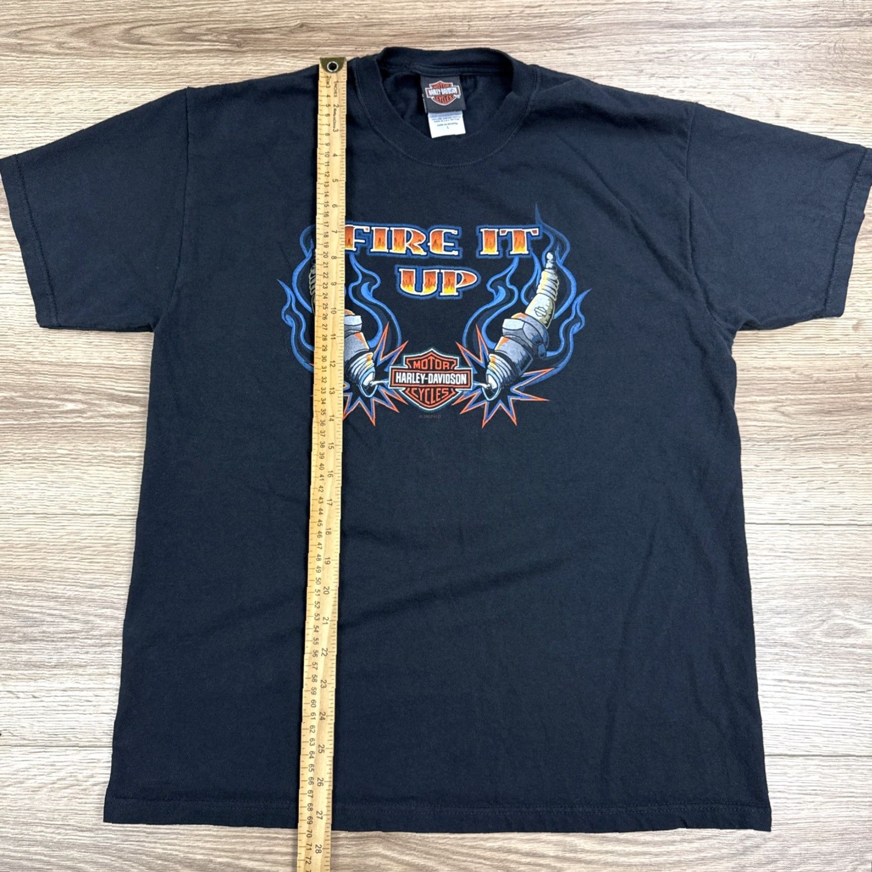 Harley Davidson Harley-Davidson Shirt Men L Black Fire It Up Smokey Mountain Tenn T-Shirt Size US L / EU 52-54 / 3 - 4 Thumbnail