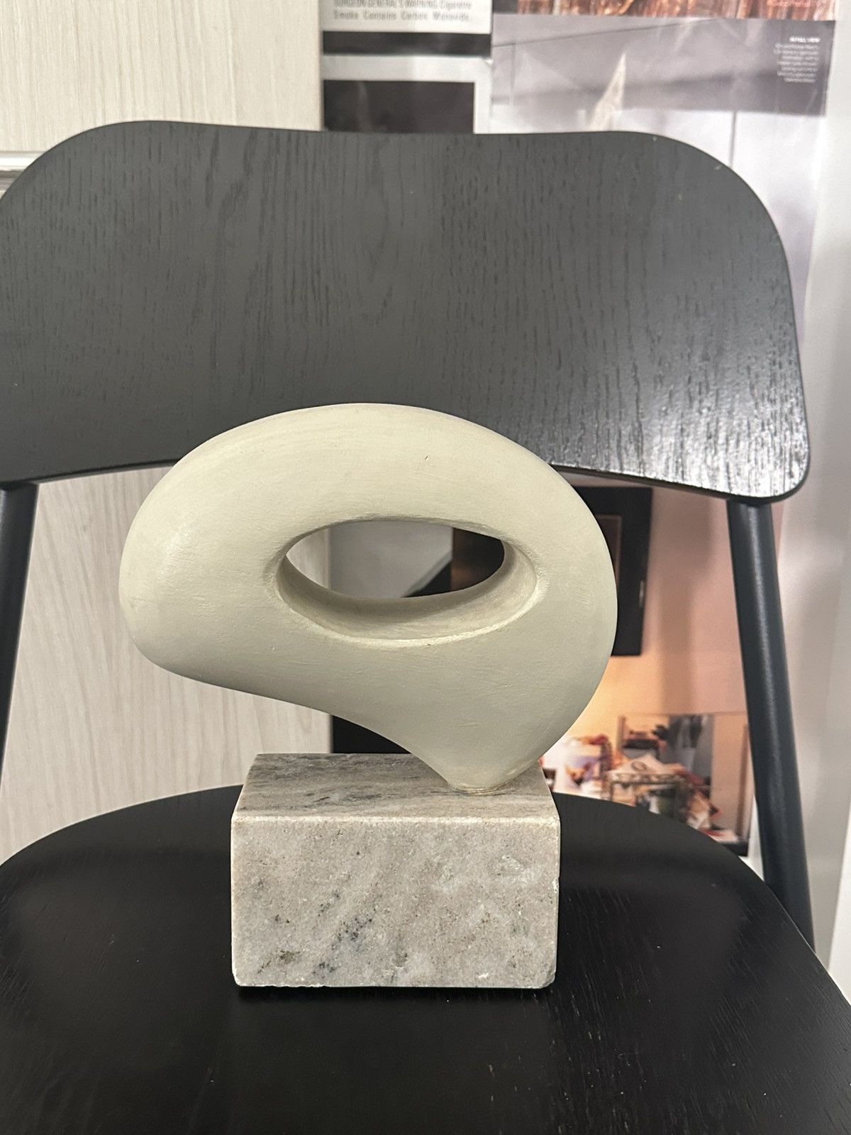 Other Abstract Oval Sculpture With Granite Base Size ONE SIZE - 4 Thumbnail