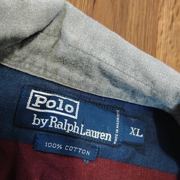 Polo Ralph Lauren Vintage Polo Ralph Lauren Striped Rugby Shirt Size US XL / EU 56 / 4 - 3 Thumbnail