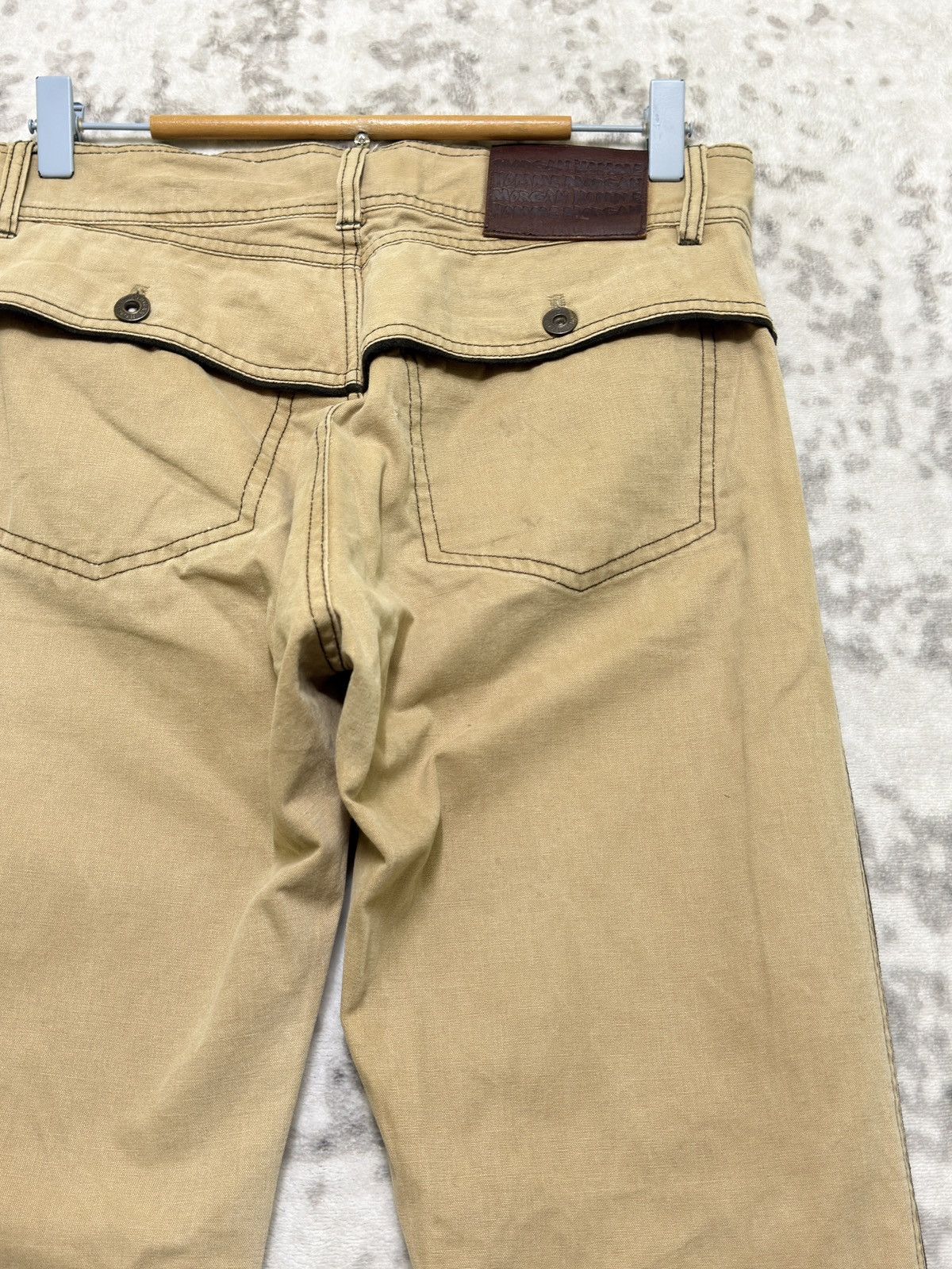 Morgan Homme Morgan Homme Flare Beige Side Stripe Vintage Slim Bootcut Size US 30 / EU 46 - 11 Thumbnail