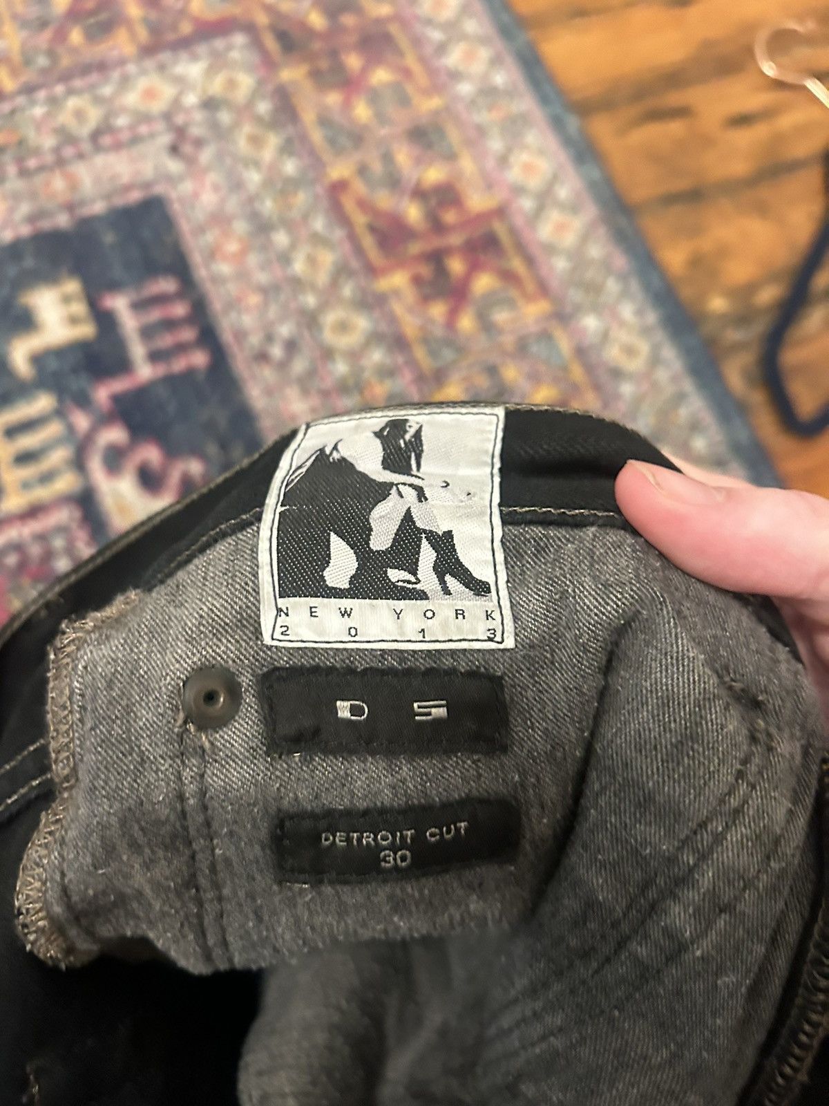 Rick Owens Rick Owens Black Waxed Detroits 2013 nyc edition Size US 30 / EU 46 - 5 Thumbnail