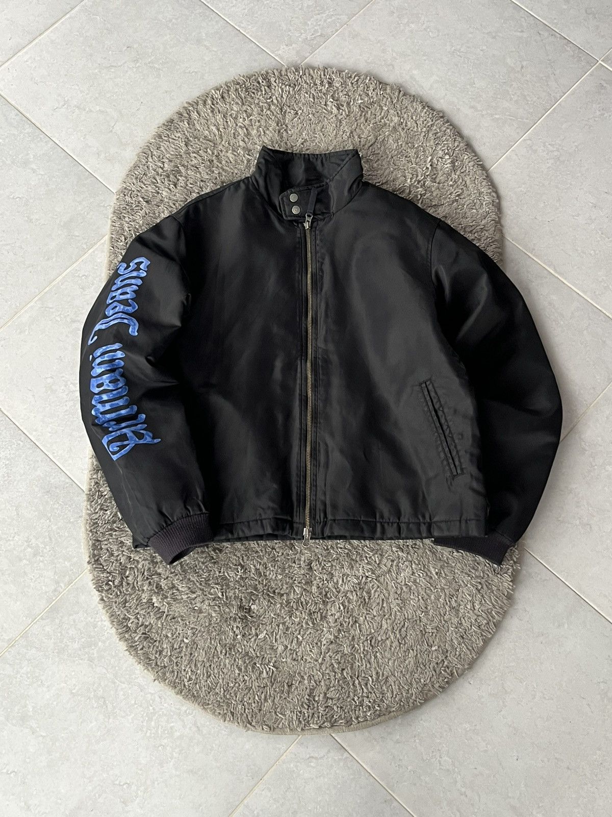 Giorgio Armani Vintage Jacket Armani Jeans BIG LOGO Motorcycle Streetwear Size US M / EU 48-50 / 2 - 3 Thumbnail
