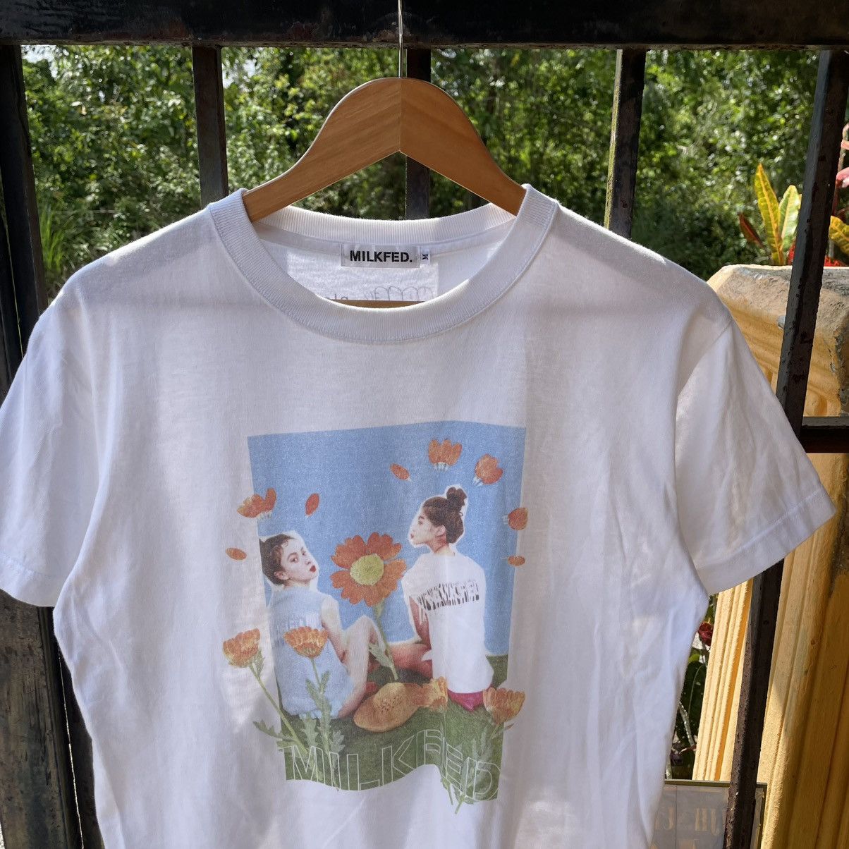 Japanese Brand × Vintage 🔥🇯🇵Milkfed X Plantica Art Flower Graphic Tee Size US M / EU 48-50 / 2 - 4 Thumbnail