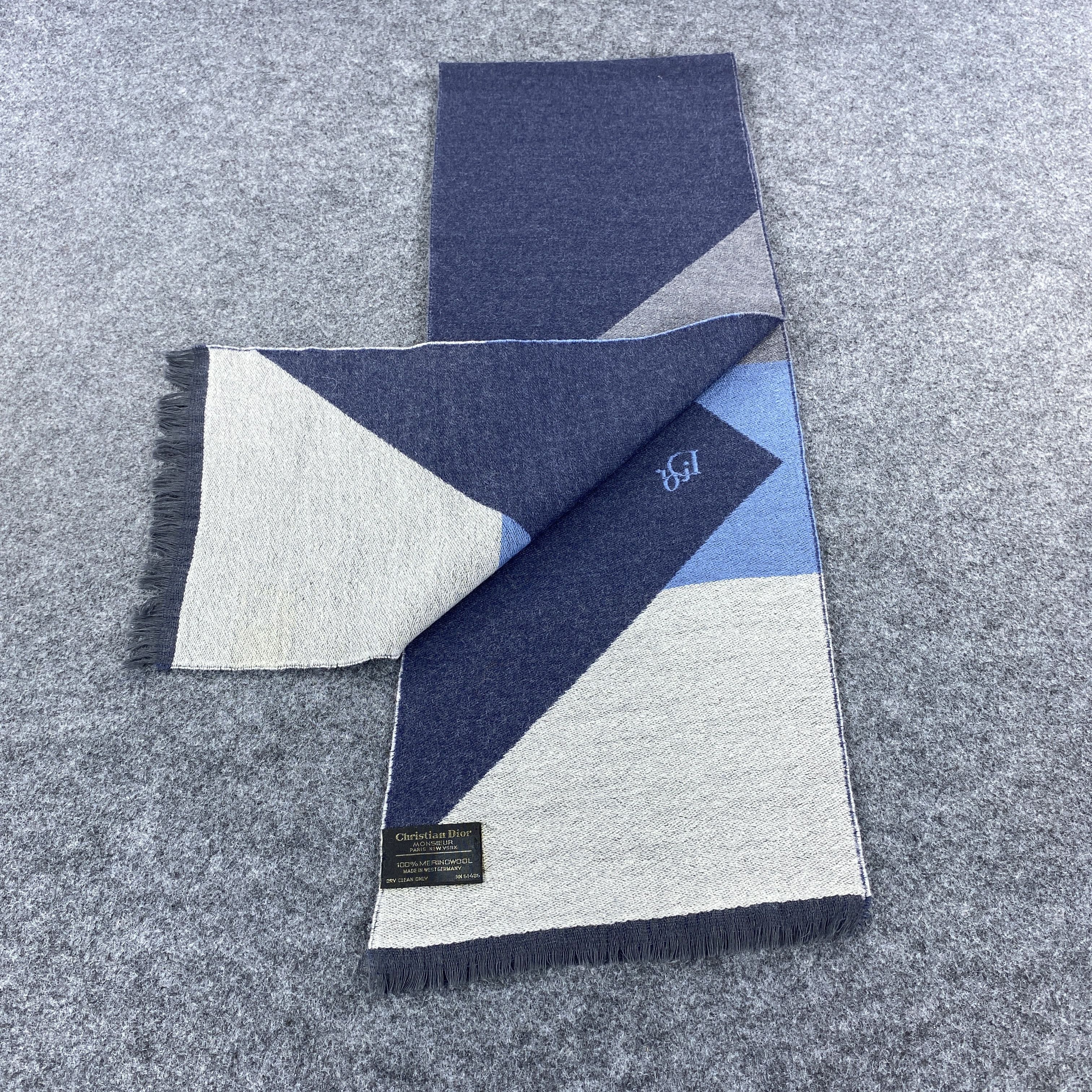 Christian Dior Monsieur × Vintage Christian Dior Monsieur Scarf # Muffler # Neckwear # D432 Size ONE SIZE - 7 Thumbnail