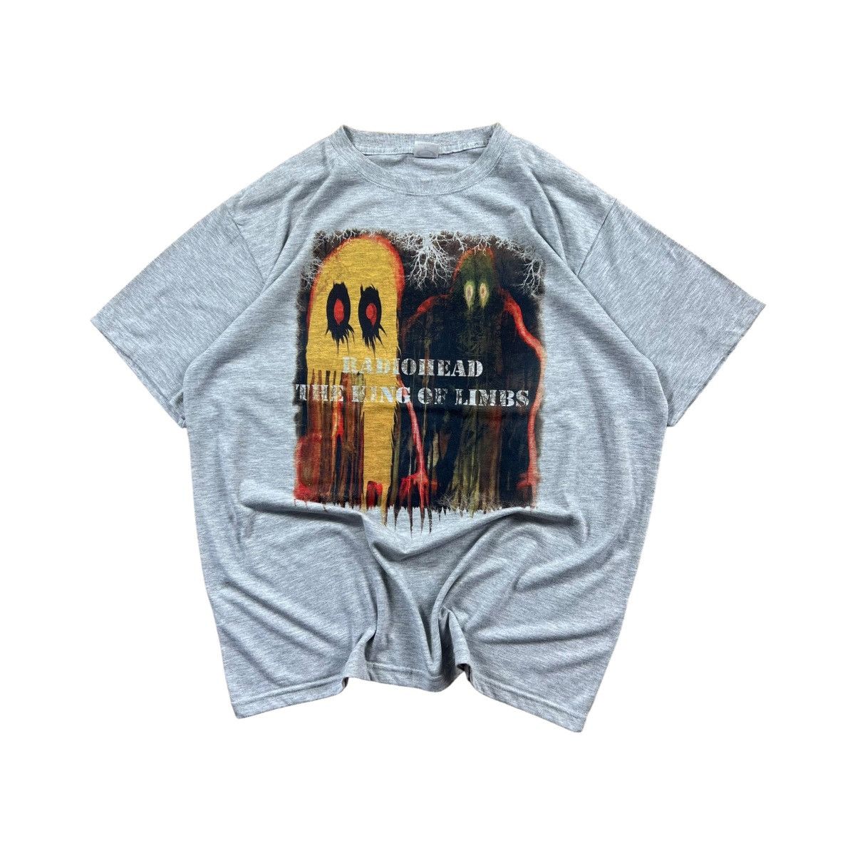 RADIOHEAD THE KING OF LIMBS ROCK BAND T-SHIRT TEE MUSIC 90S