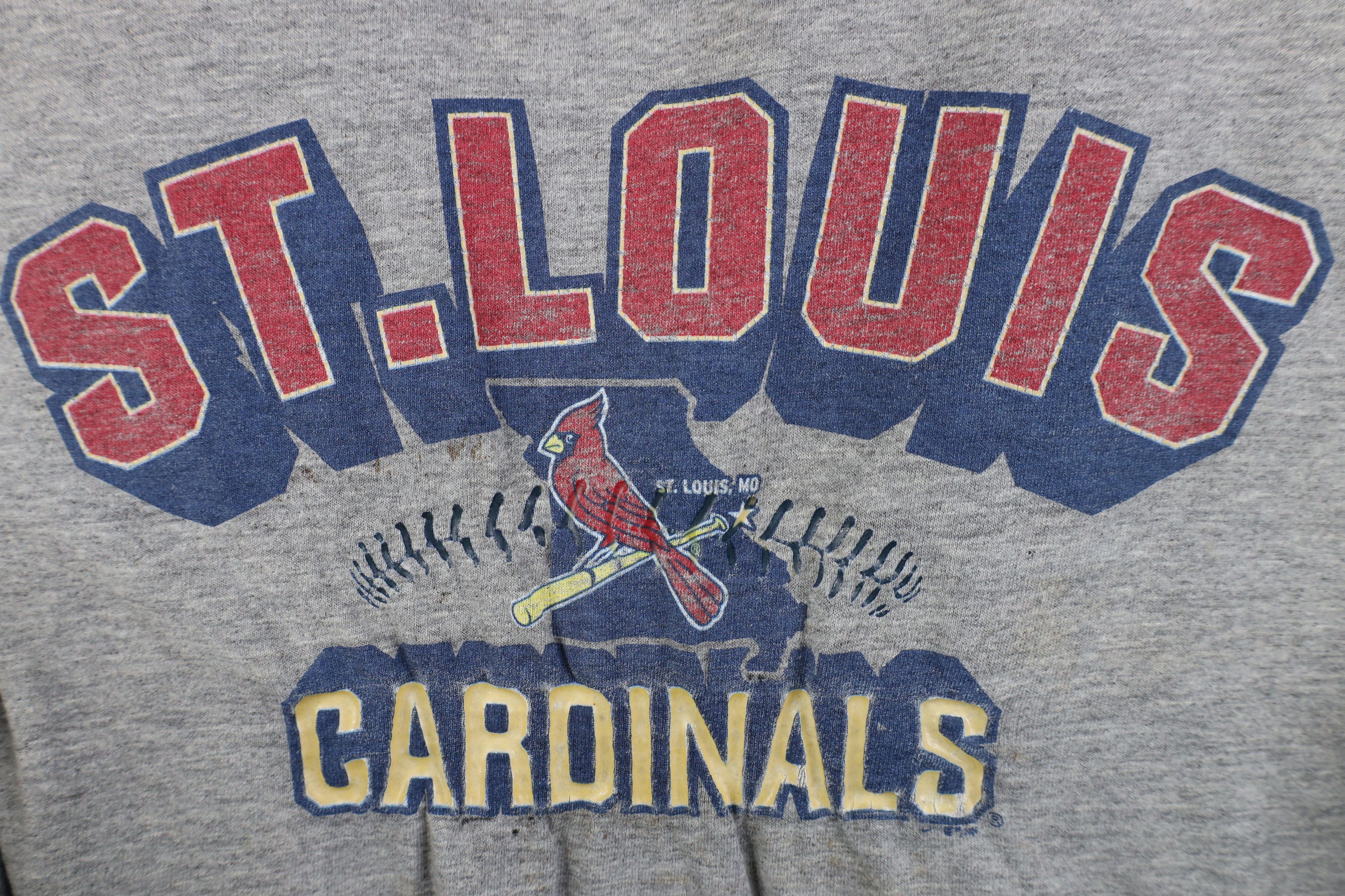 Nike Vintage Nike Scott Center Swoosh St Louis Cardinals T-Shirt Size US L / EU 52-54 / 3 - 4 Thumbnail