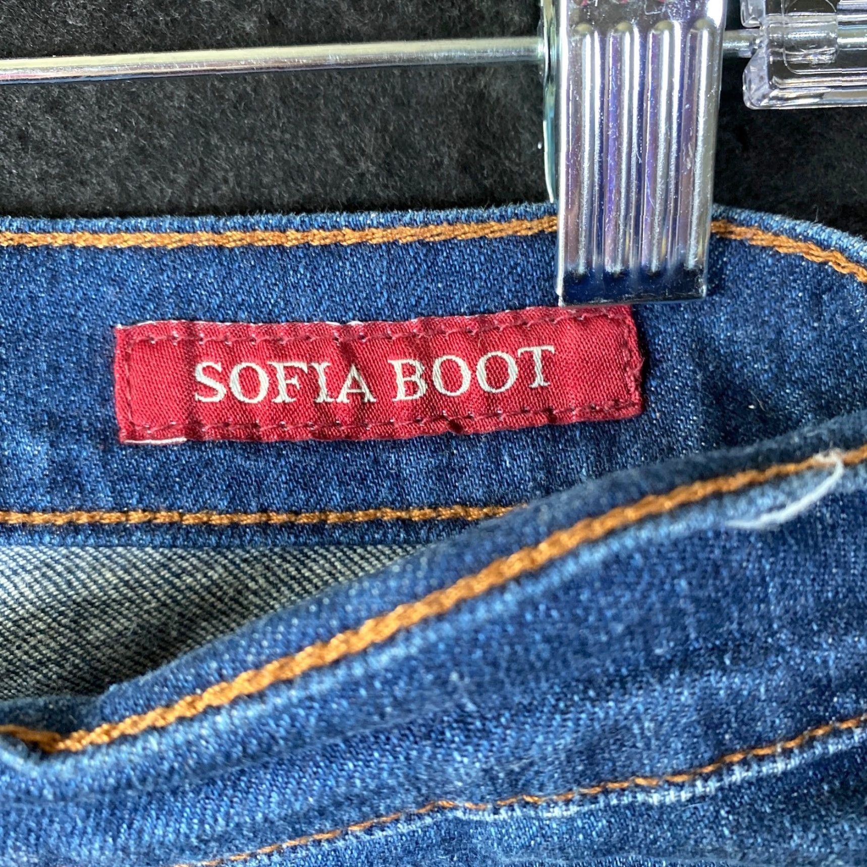 Lucky Brand Lucky Brand Jeans Blue Mid Rise Sofia Boot Stretch 8 Womens 8 Regular 30.5 Inseam Denim 5-Pocket Solid | Bootcut Size 24" / US 00 / IT 34 - 5 Thumbnail