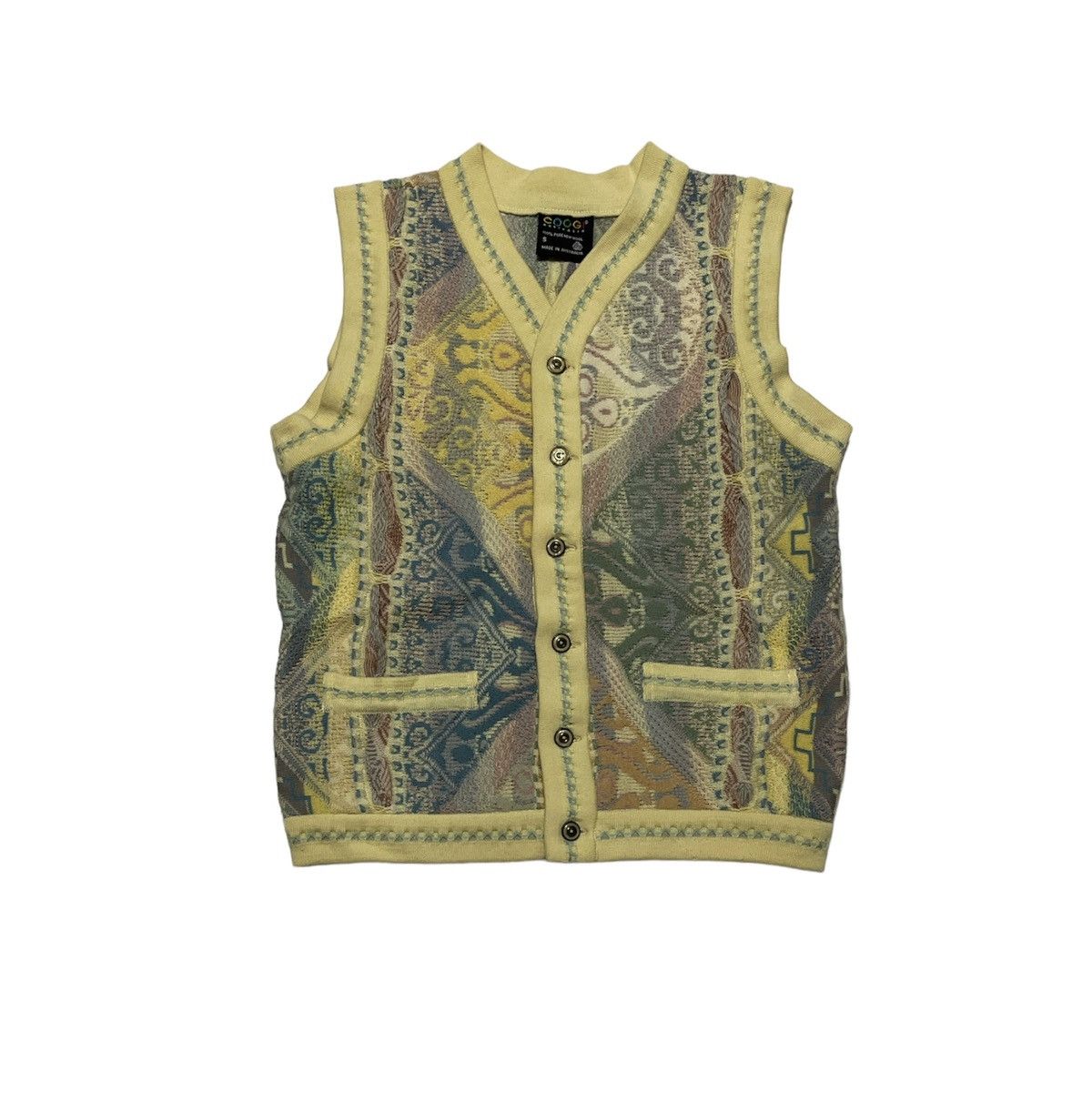 image of Coogi Knitwear Vest, Men's (Size Small)