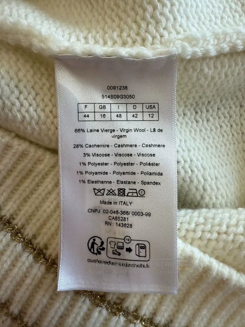 Dior Dior 25 Early Spring Limited Platinum Lucky Star Knitted S Size M / US 6-8 / IT 42-44 - 5 Thumbnail