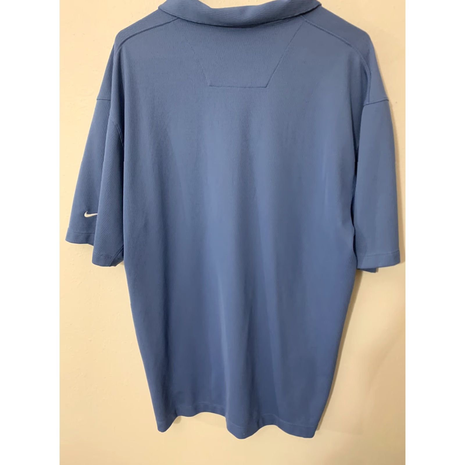 Nike VINTAGE Nike Golf Polo Shirt Men XL Blue Dri-Fit Tour Performance Stretch Golf Polo Mens XL Blue Nike Golf Brand Standards Size US XL / EU 56 / 4 - 4 Thumbnail