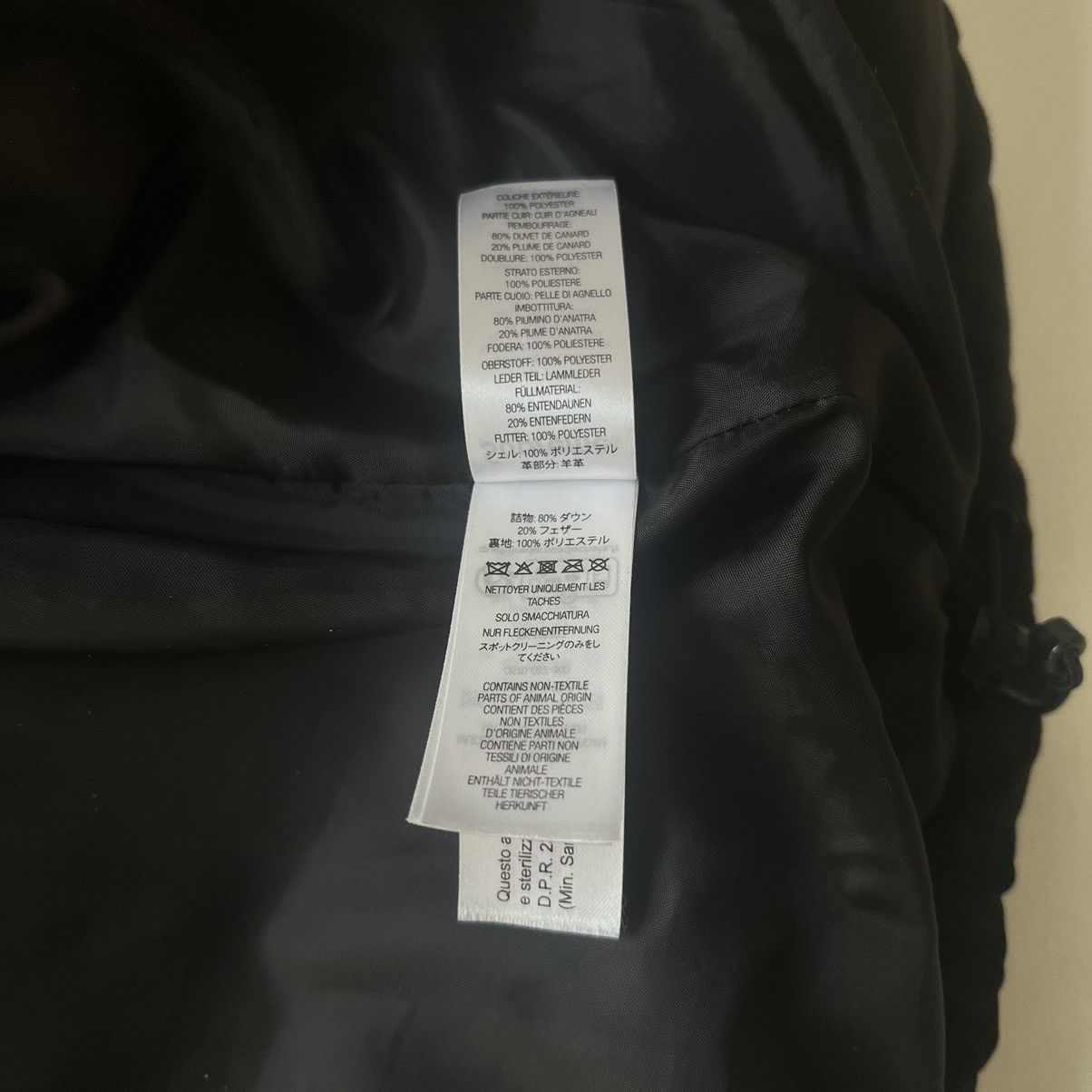 Supreme Supreme Star Sleeve Down Puffer Jacket L black leather Size US L / EU 52-54 / 3 - 9 Thumbnail
