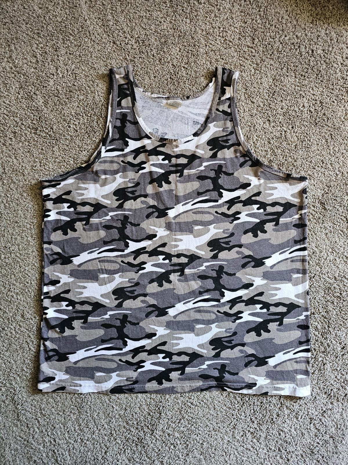 Designer Shaka Active camo tank top 3XL Size US XXL / EU 58 / 5 - 1 Thumbnail