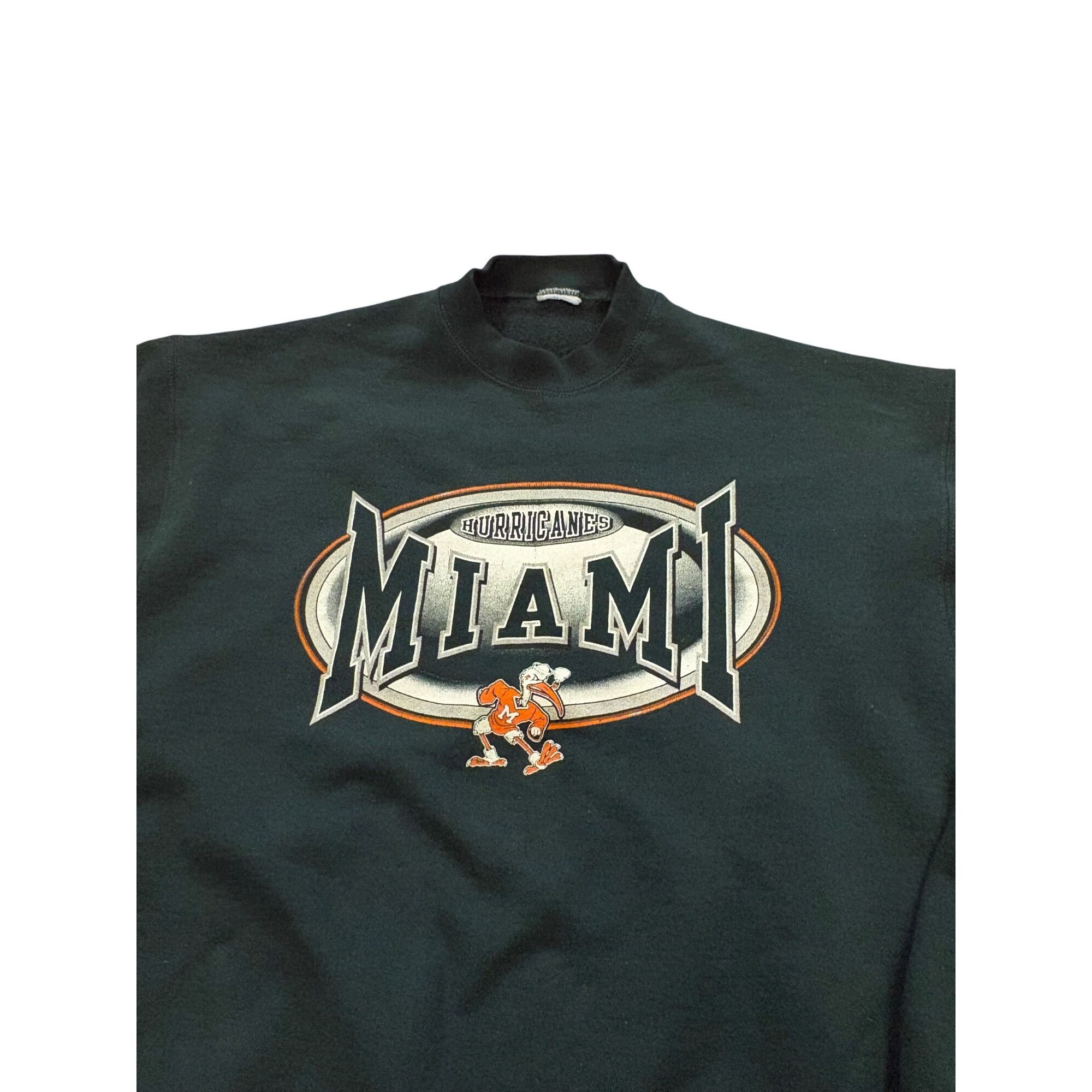 Other Vintage 90s Miami Hurricanes Crewneck Sweatshirt NCAA Green Size US XL / EU 56 / 4 - 5 Thumbnail