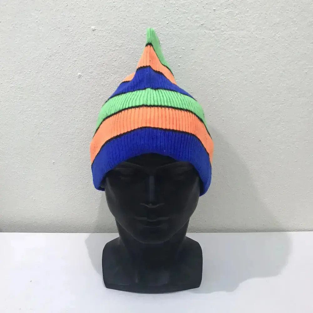 Goldwin × Vintage Goldwin Multicolour Stripe Beanie Hat Size ONE SIZE - 3 Thumbnail