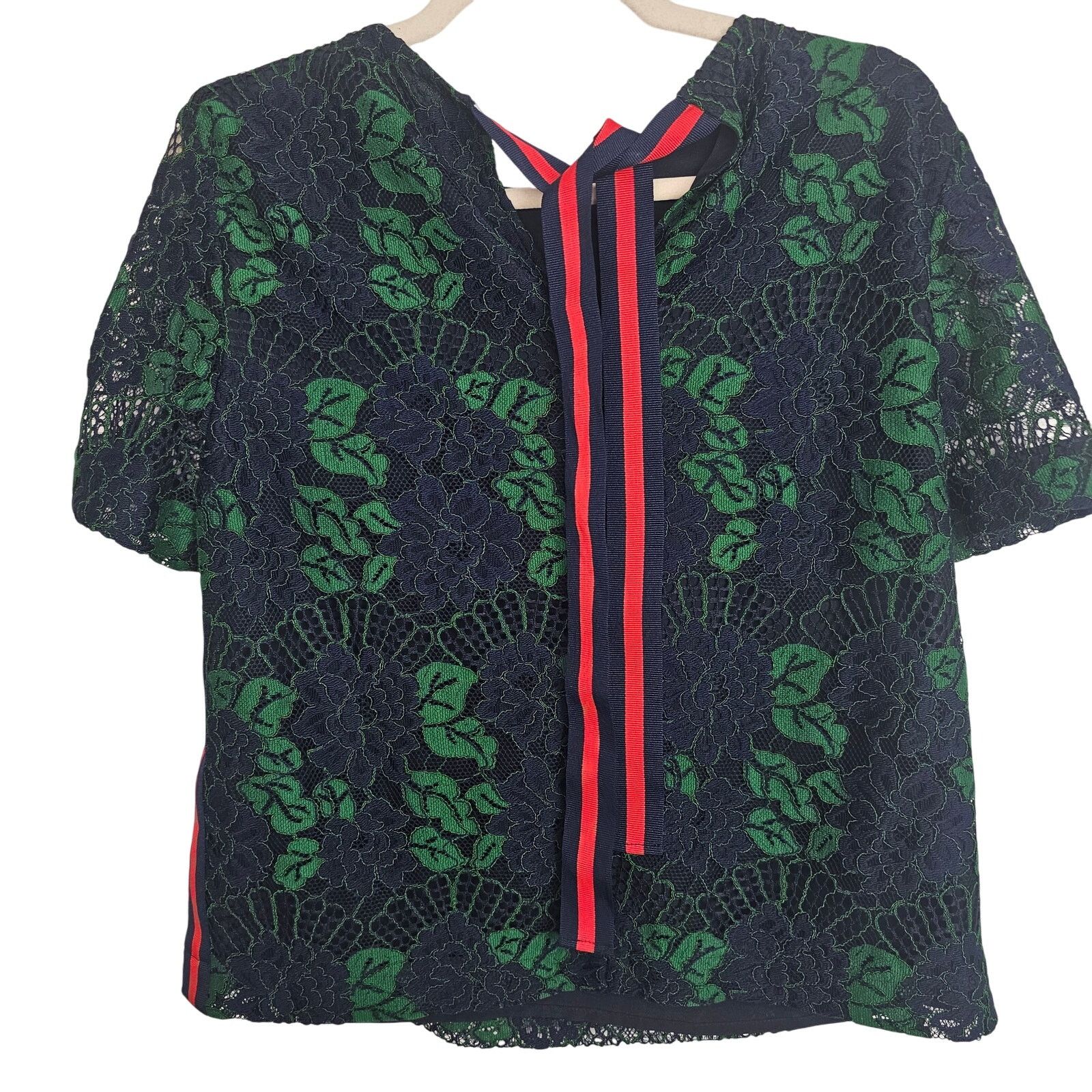 Ted Baker Ted Baker Thallia Floral Lace Top 2 Designer Whimsygoth Size M / US 6-8 / IT 42-44 - 9 Thumbnail