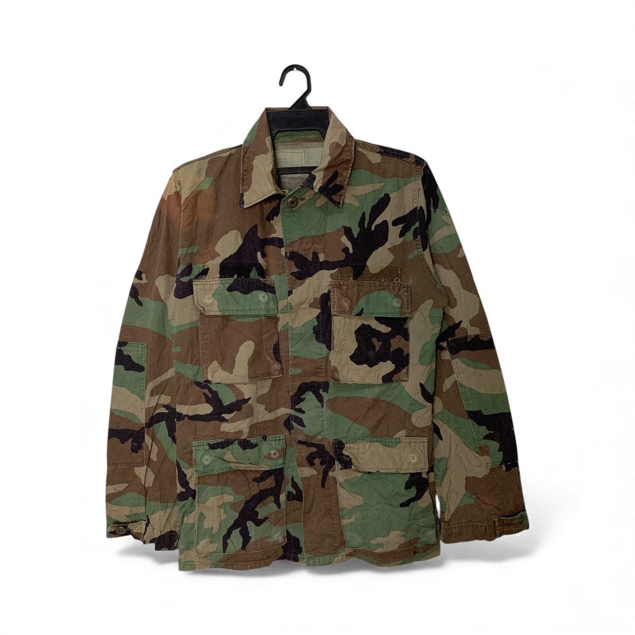 Other Vintage US Army BDU Woodland Camouflage Combat Uniform Shirt Size US S / EU 44-46 / 1 - 1 Thumbnail